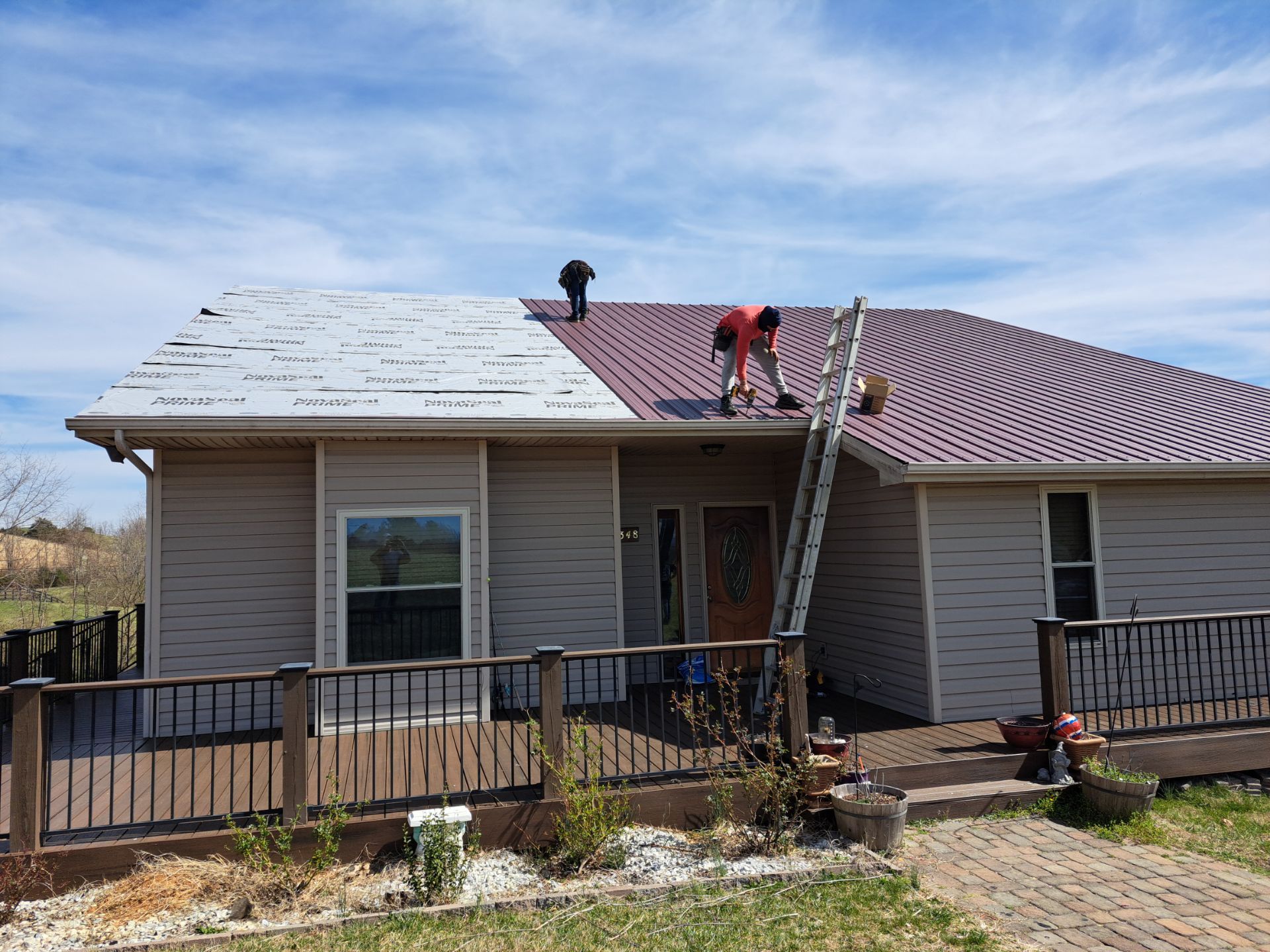 Burgundy Frost by Omnia Roofing