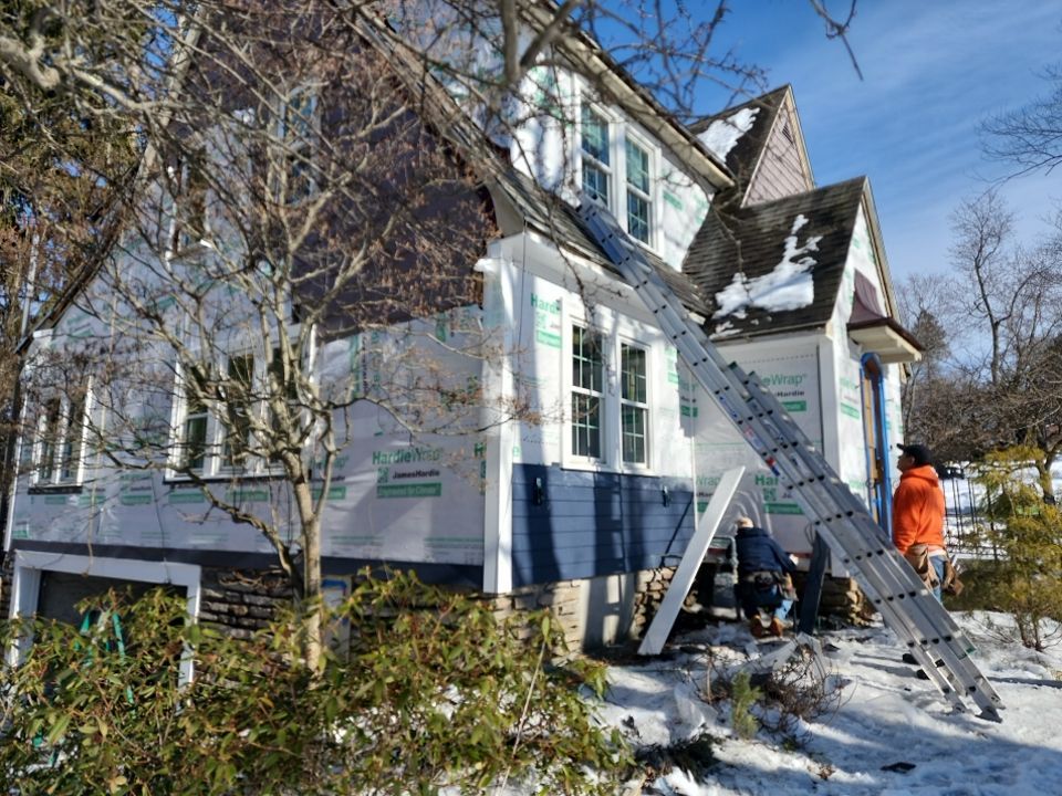Siding Installation using James Hardie by UBrothers Construction