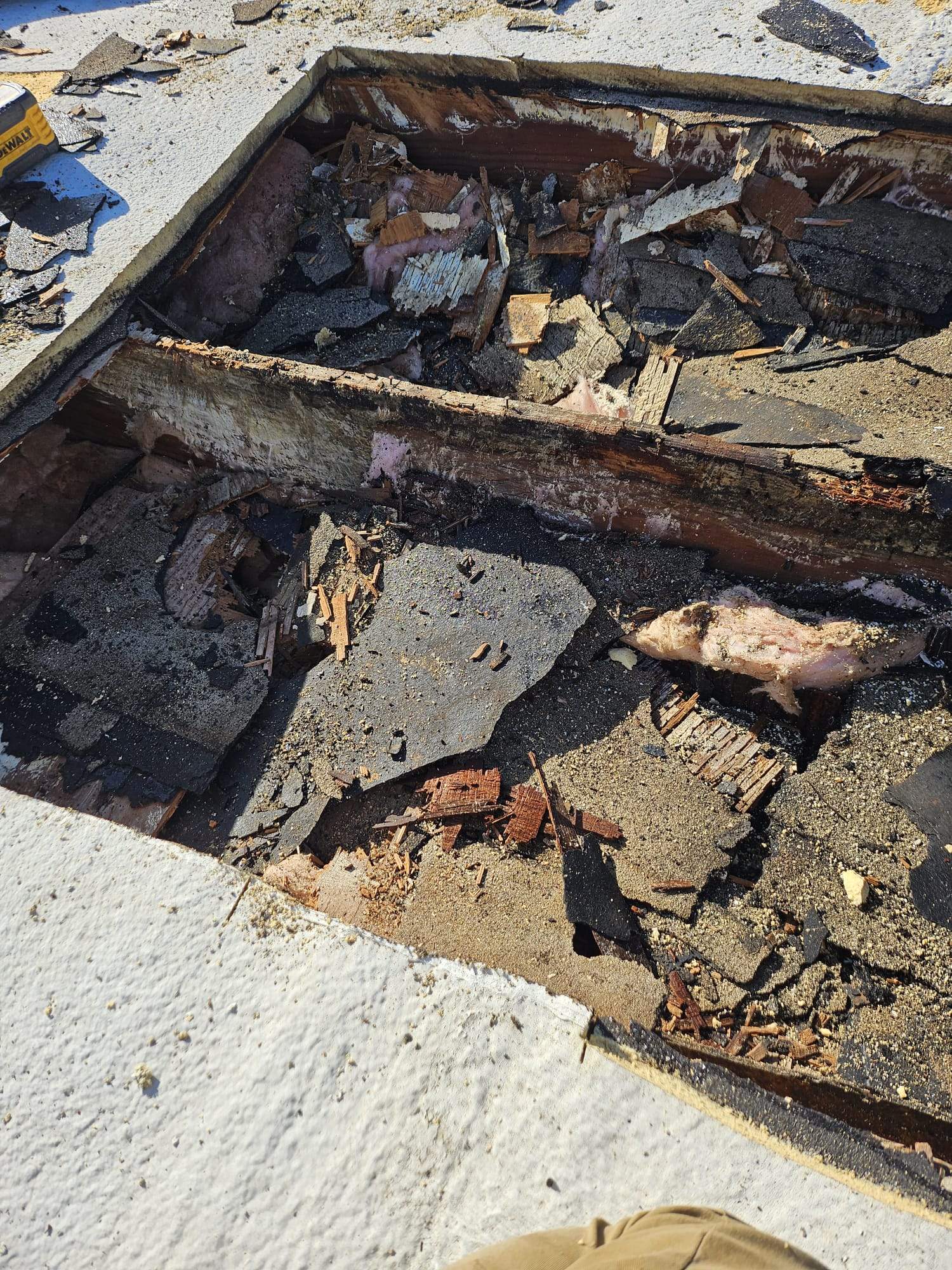 Foam Refurbish using Conklin Benchmark/PUMA XL coatings and spray foam by Straight Edge Roofing Inc