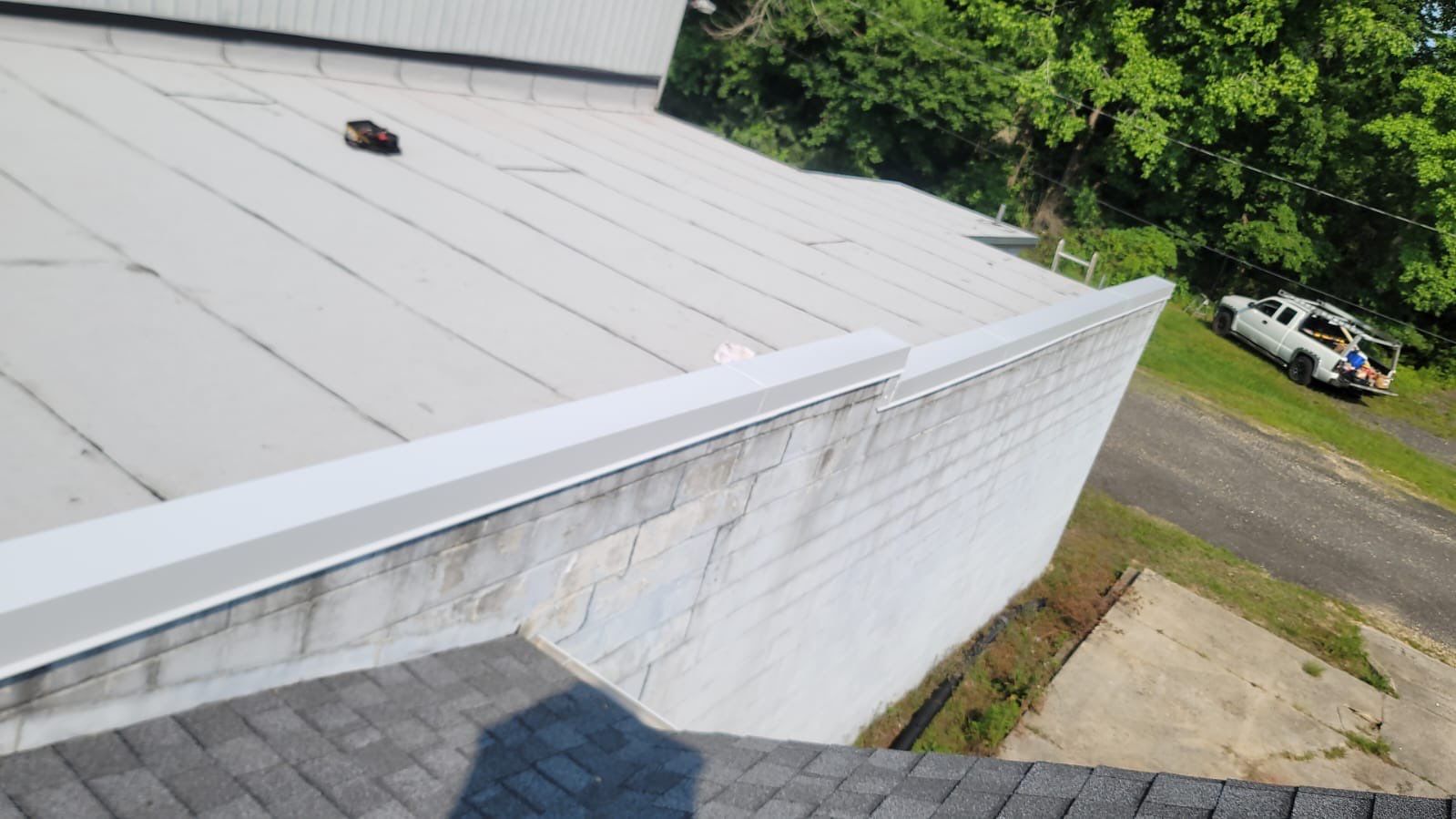 Roof Installation using Silicone APP Elevate Coating by ExteriorPros