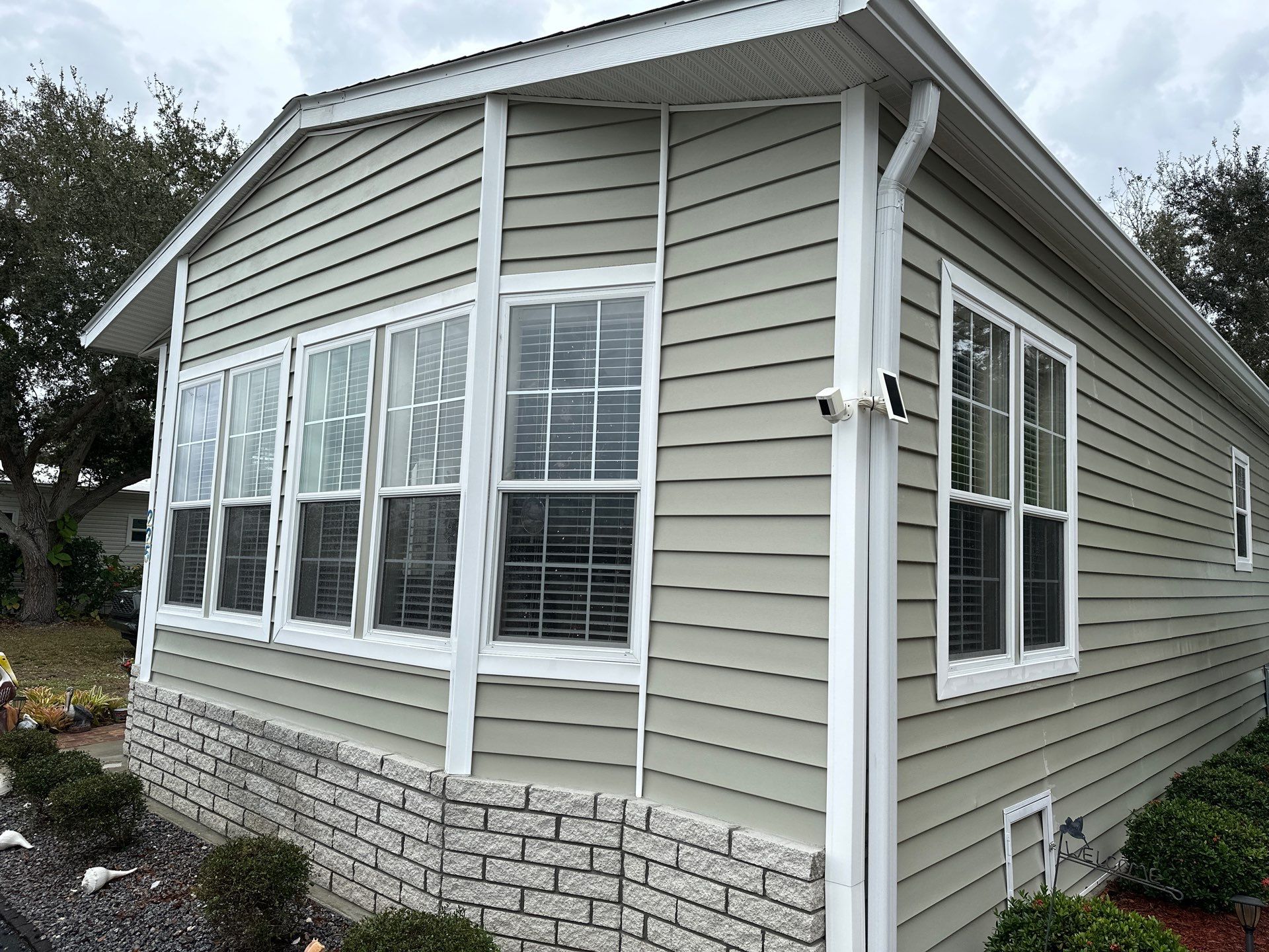 Gutter Cleaning and House Washing Services  by Sunshine AquaWash
