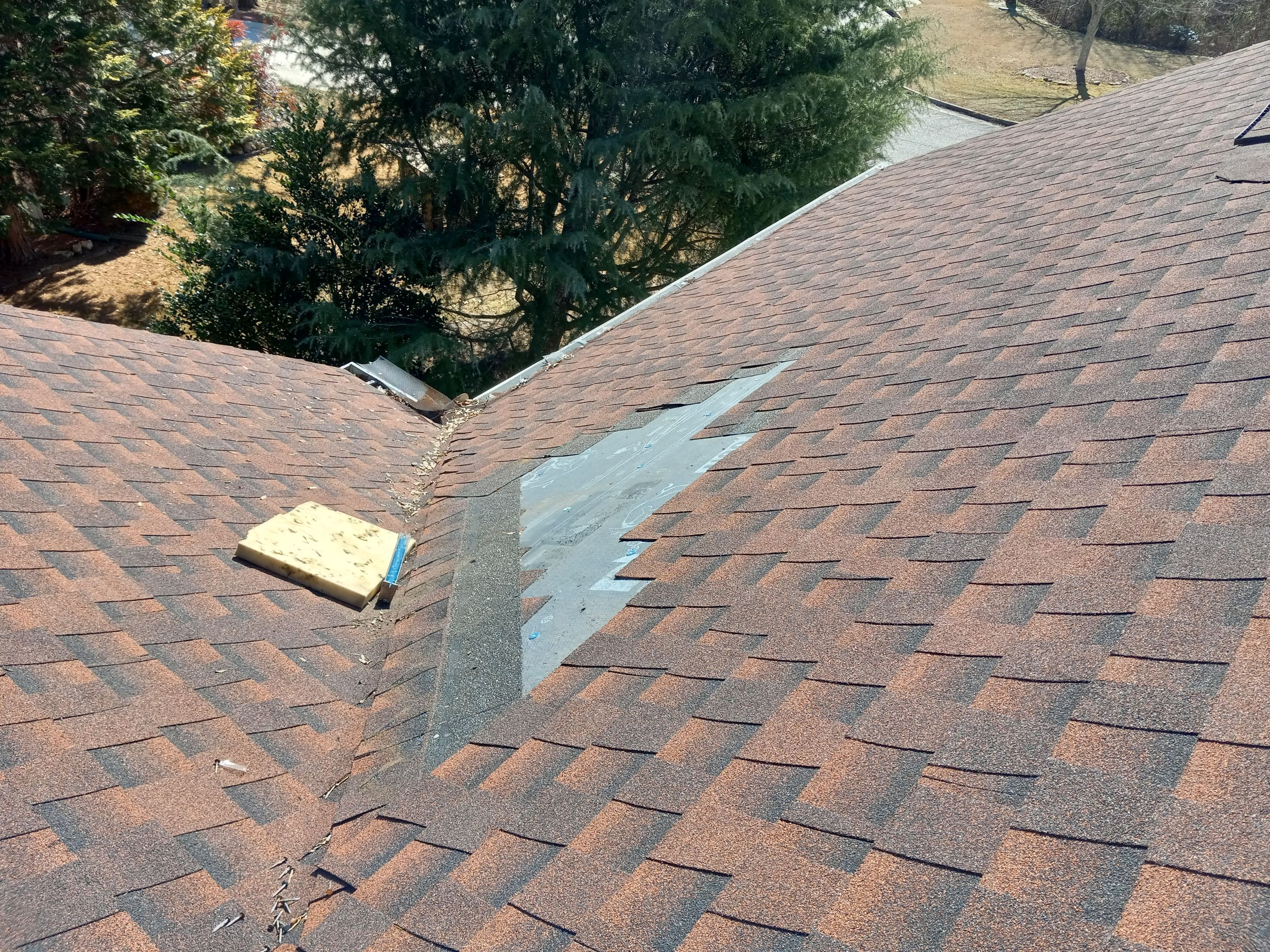 Residential Roofing Repair because of slipped shingles by Georgia Roof Advisors
