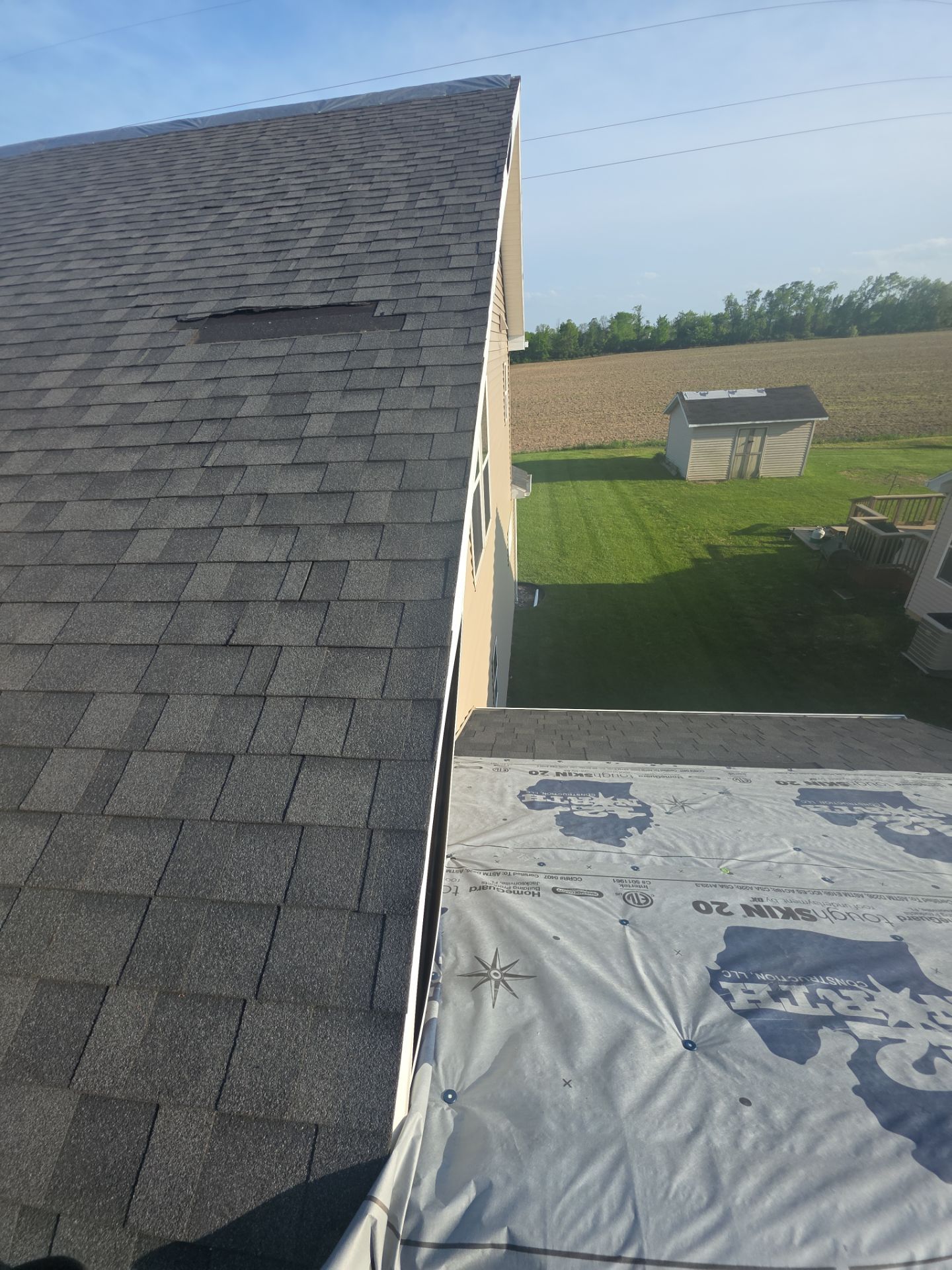 Storm Damage Repaired! by 42 North Construction, LLC.