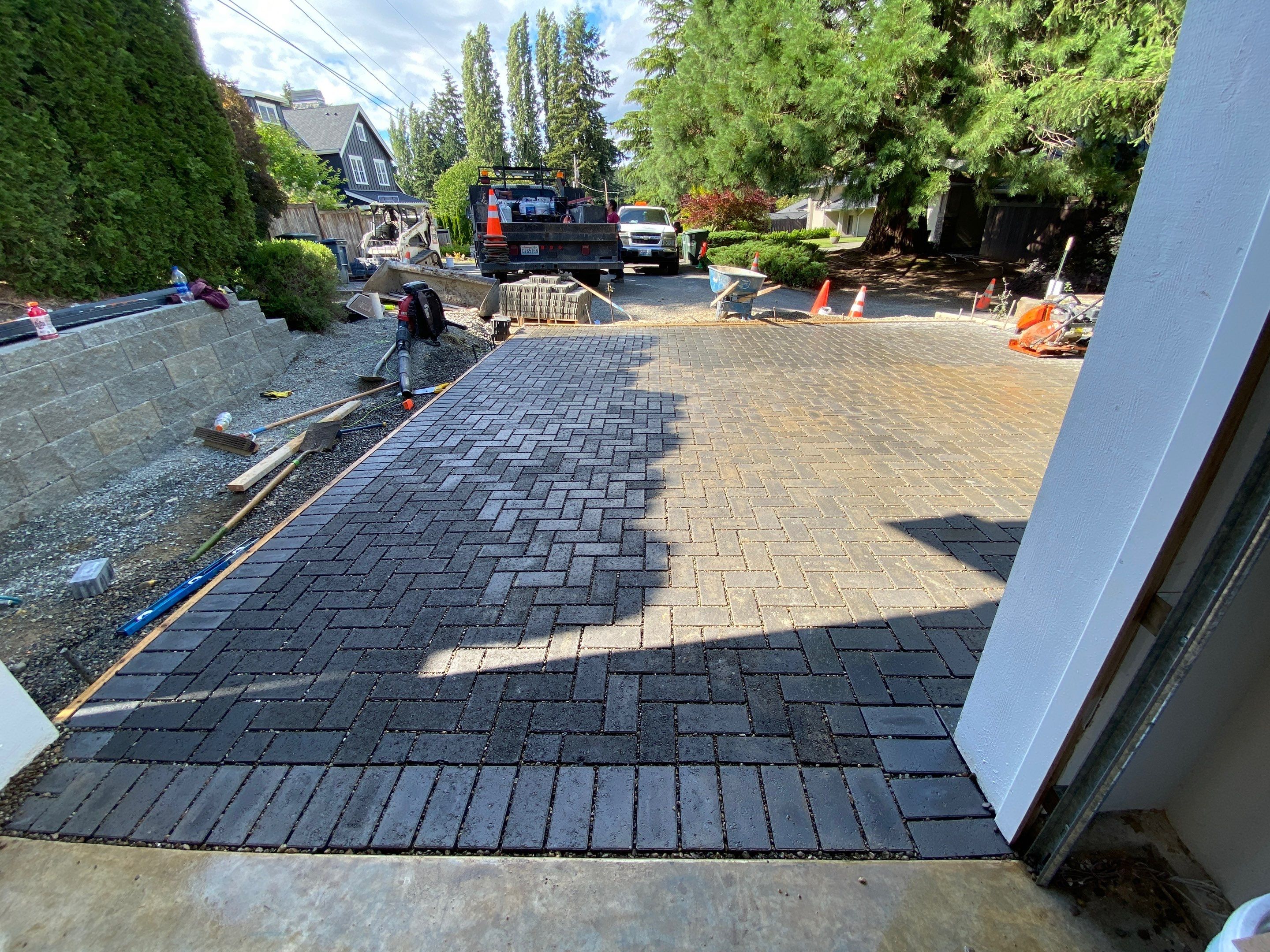 Permeable Pavers Driveway by Jireh Asphalt & Concrete Inc 