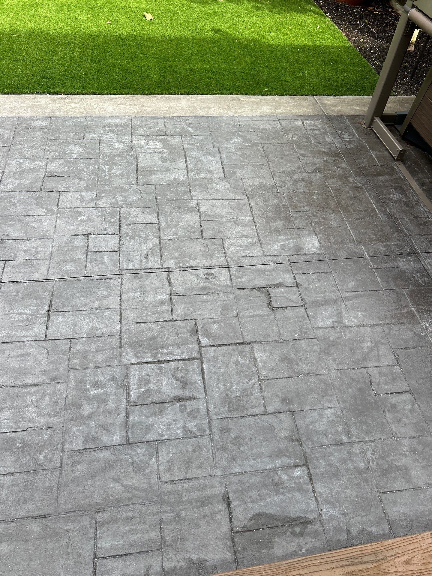 Stamped Concrete Driveway with Sealed Finish | Everett  by Jireh Asphalt & Concrete Inc 