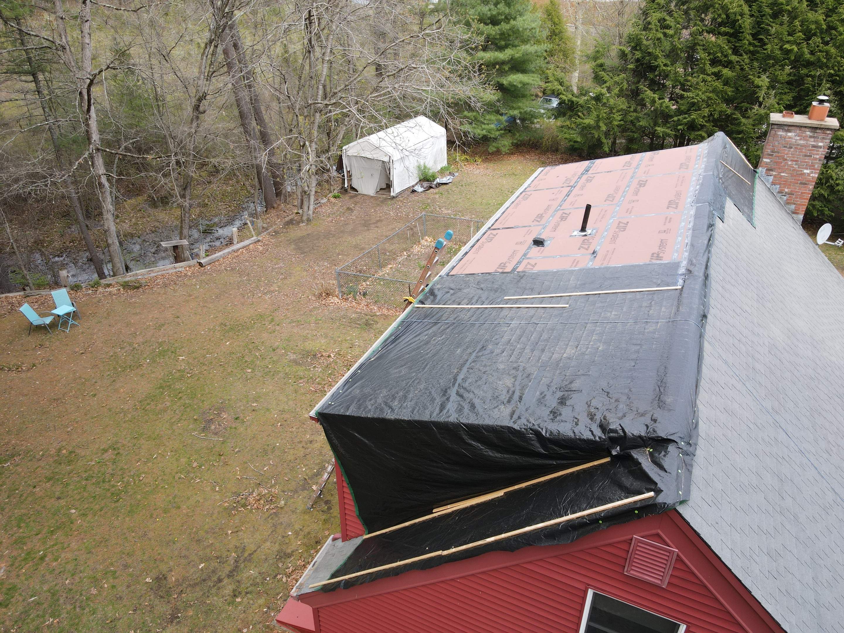 Tree Damage/Roof Repair by Chagnon Building & Remodeling LLC