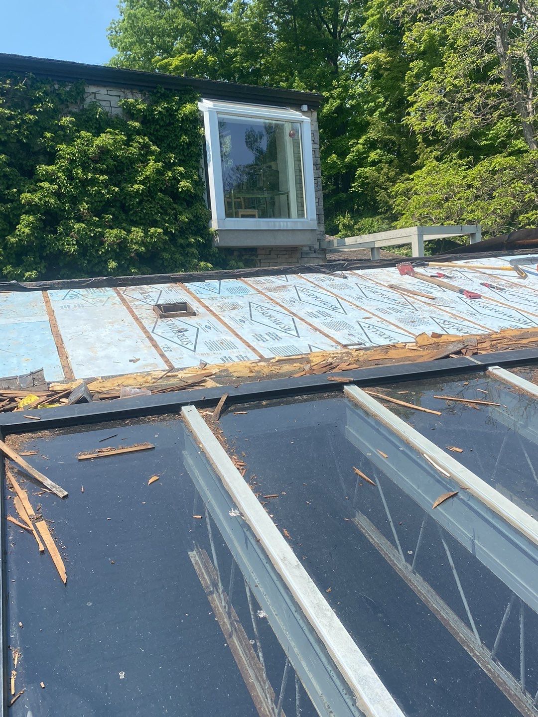 Roof Replacement using 16" Standing Seam Panels by Jay Carter Roofing & Sheet Metal