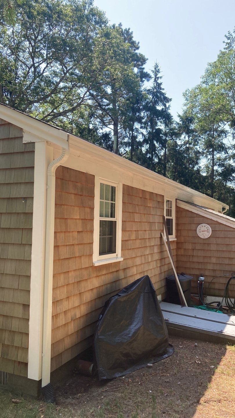 Dennis, MA Gutter Installation using 5" K-Style Aluminum Duo Pro Gutter by Gutter Pro Enterprises
