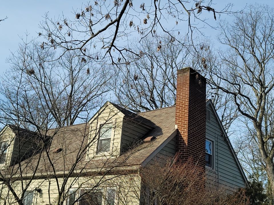Atlas Pinnacle, Color: Weathered Wood, Drip Edge: Color: Royal Brown by Eagle Eye Roofing