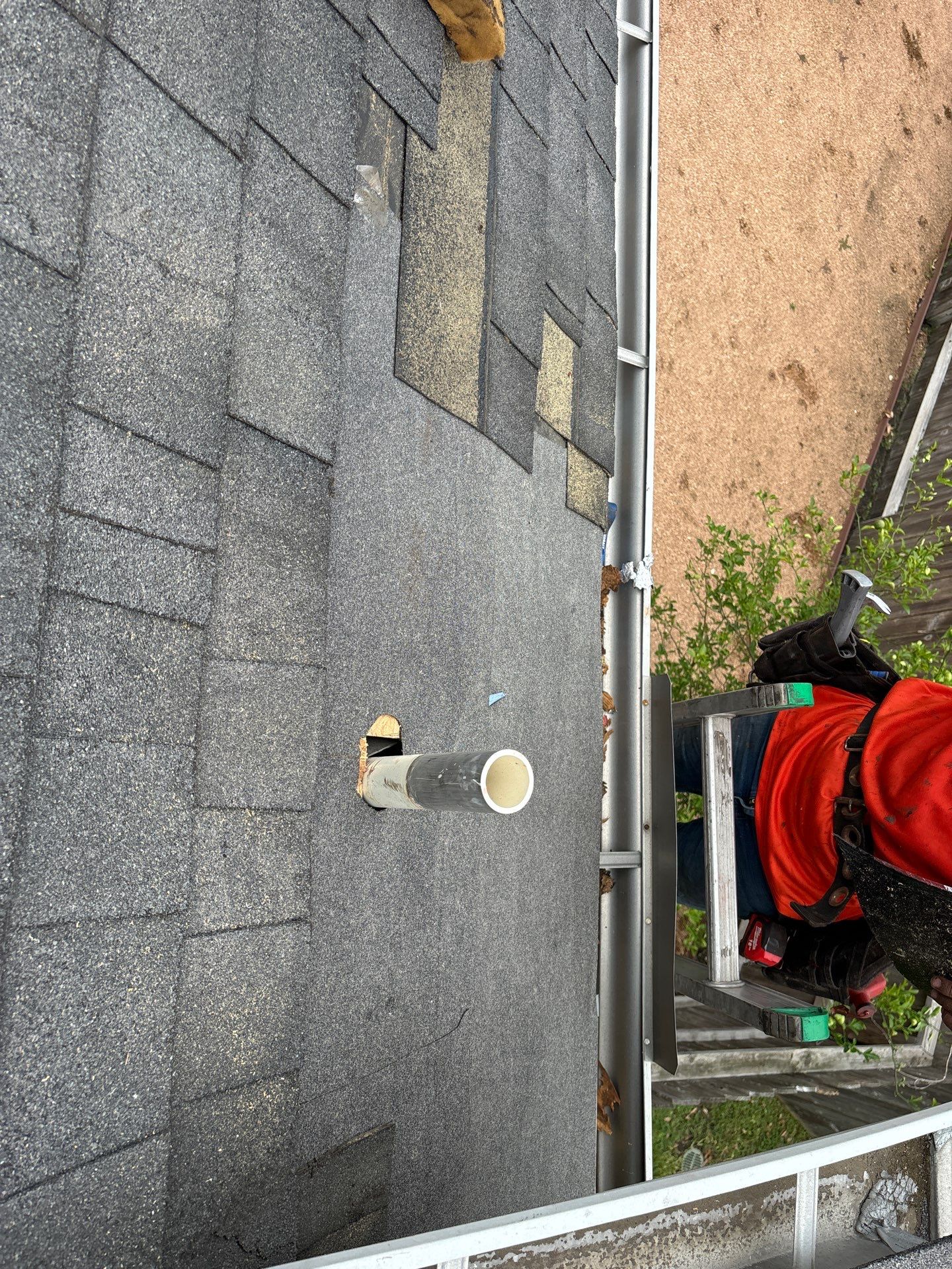 Hail Damage using Owen's Corning Duration (Lifetime) Shingles by Roof Repair Company