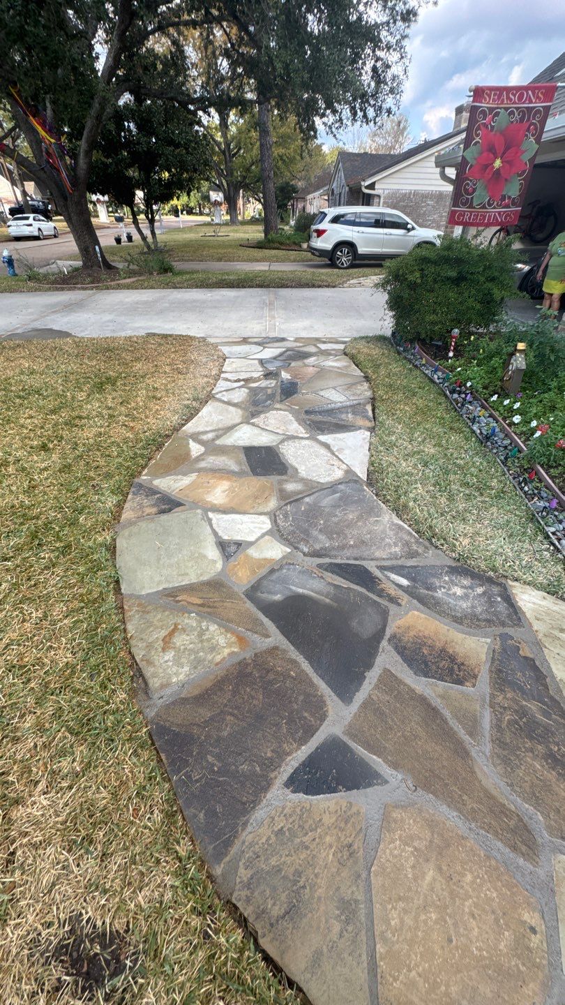 Project Case Review: Flagstone Walkway & Property Access Restoration by Texas Urban Elements