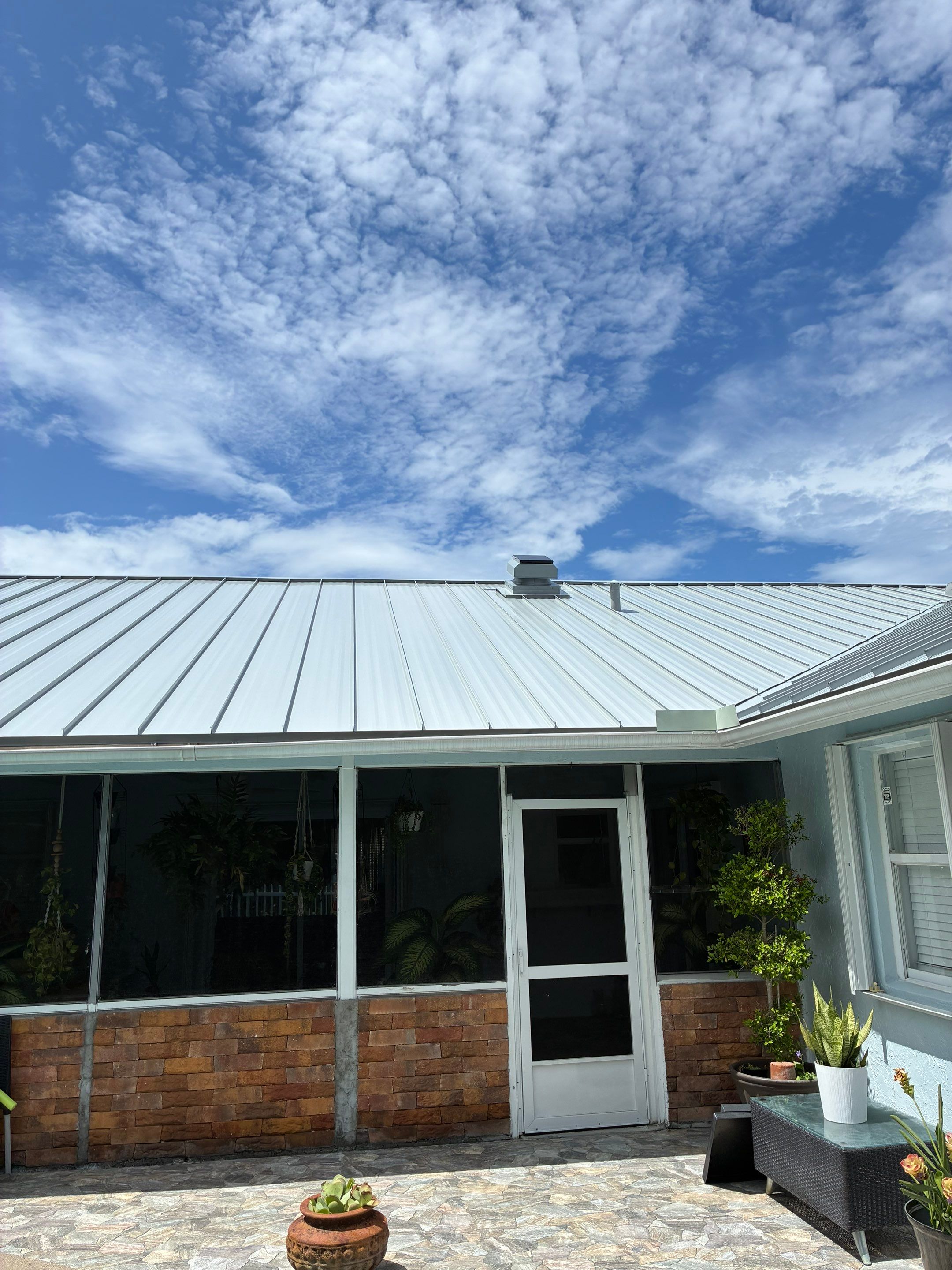 24ga 1.5" Mechanical seam Dove Gray  by Total Roofing System The Metal Roof Experts