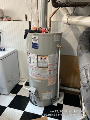 40-Gallon Bradford White Natural Gas Water Heater Installation in Medicine Hat
