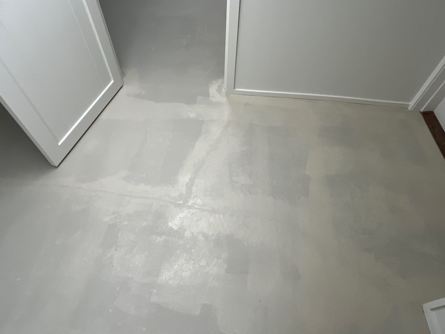 Luxury Home Concrete Floor - Epoxy & Flakes Finish - Stone Harbor, NJ by FreshCoat Works LLC