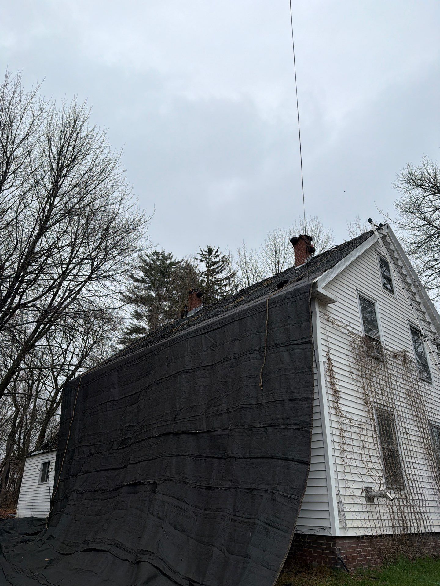 Asphalt Shingle Roof Replacement for Two-Story Waterville Home by Tall pine roofing