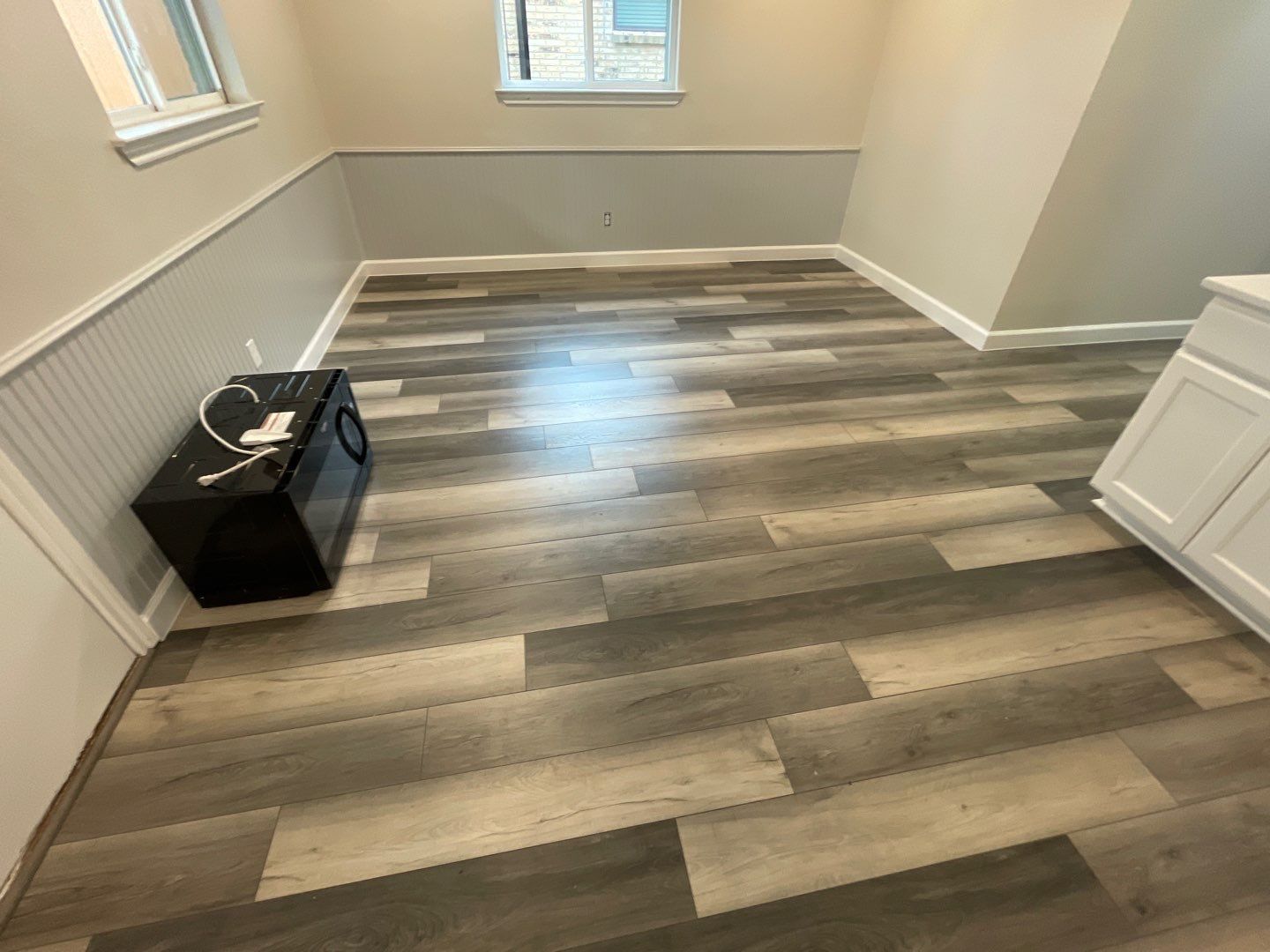Interior flooring project by Springtree Restoration 