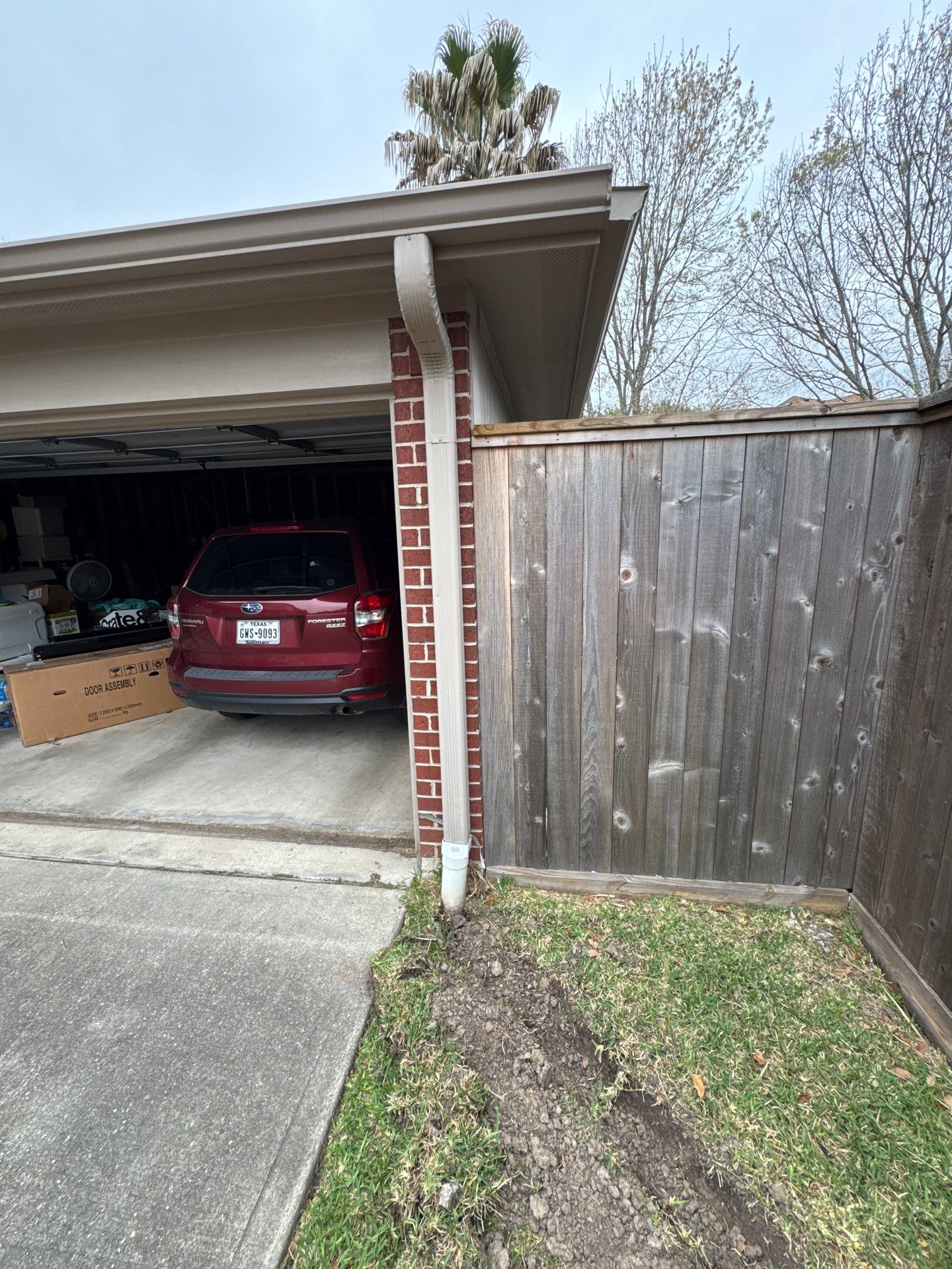 🌟 Steven’s Garage & Backyard Drainage Makeover by Texas Urban Elements