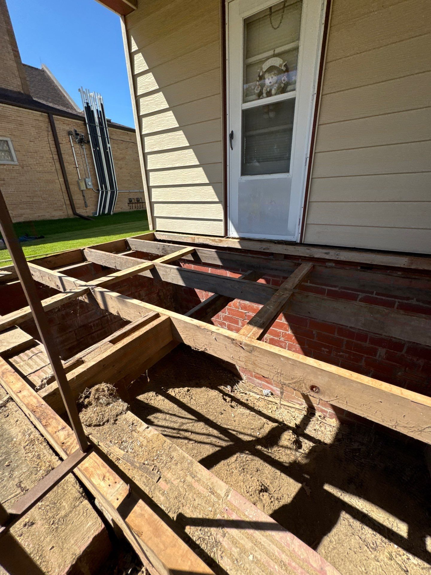 Front Porch Deck Rebuild in Dodge, NE by Crows Roofing LLC