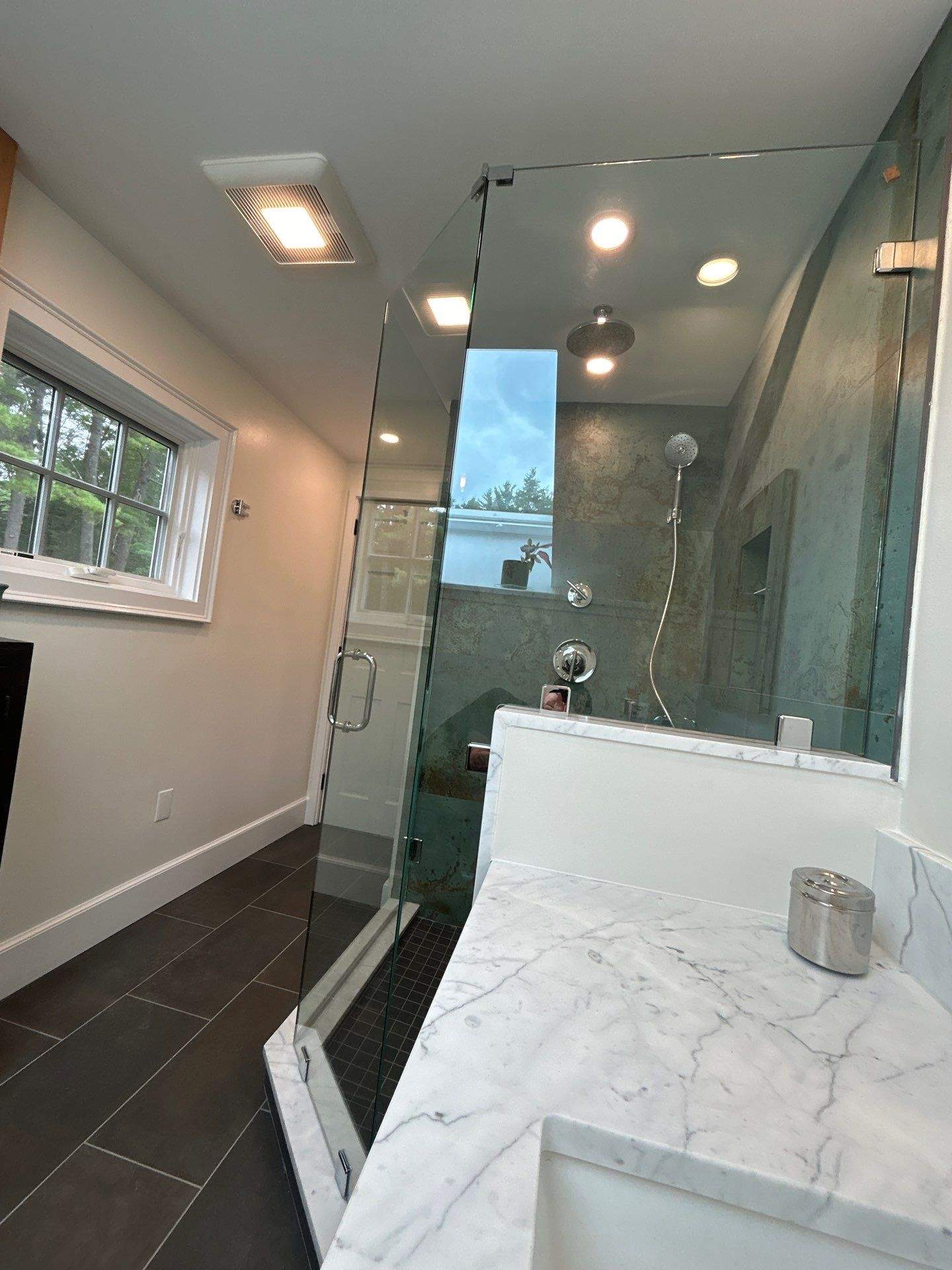 Multiple Frameless Showers by Cheshire Glass Company