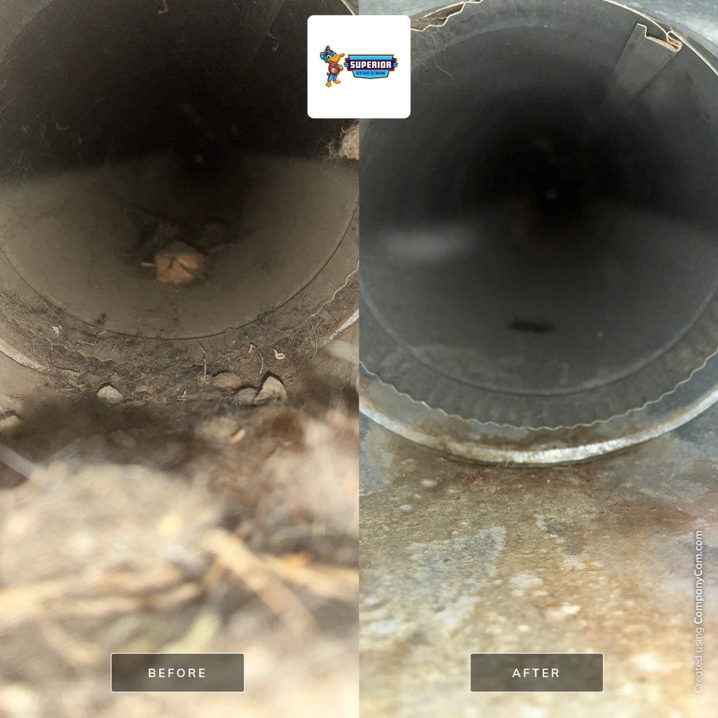 Air Duct Cleaning With a Vacuum Truck in Campbell, OH by Superior Air Duct Cleaning