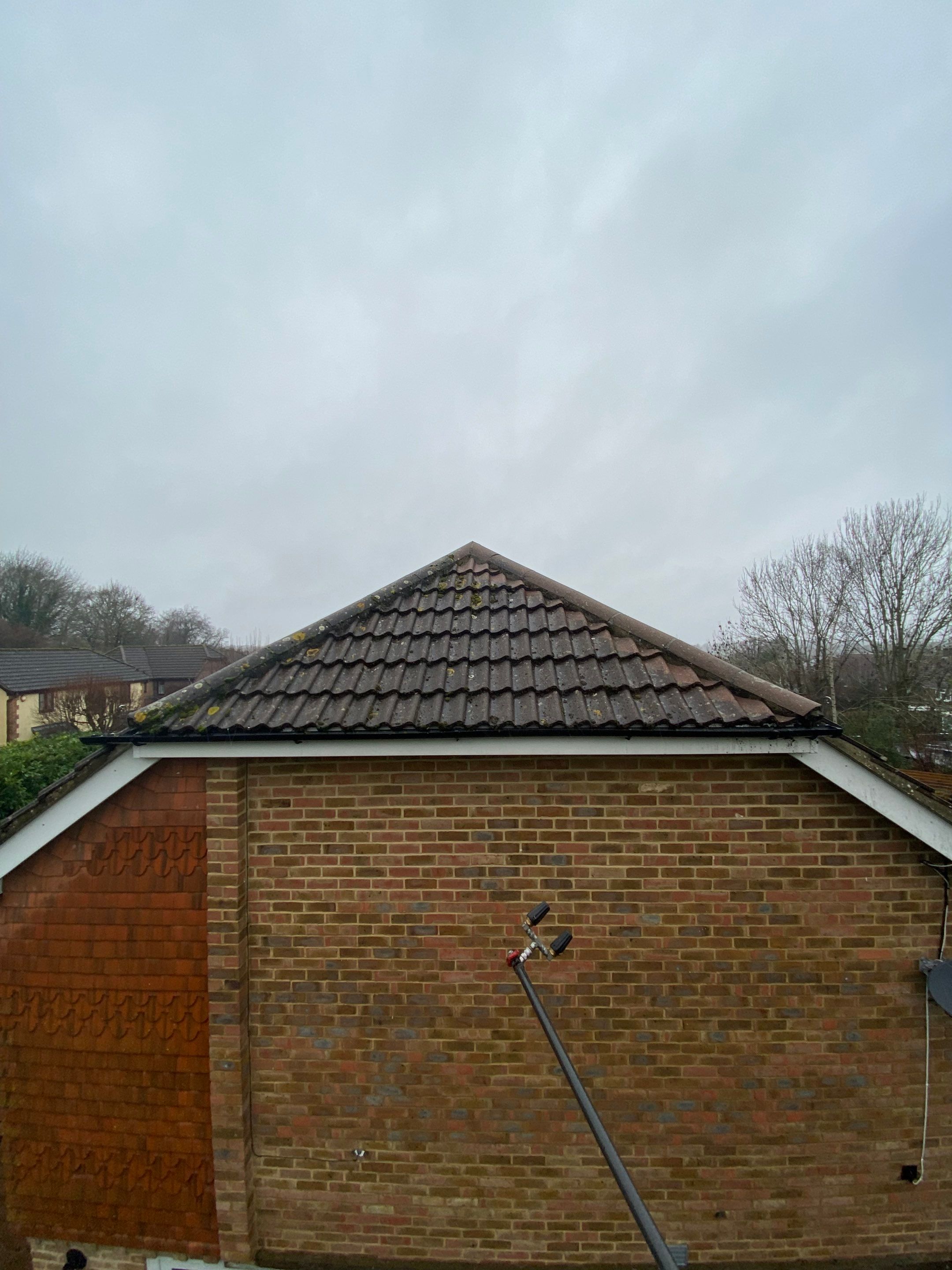 Roof and Patio Cleaning using Honda 15lpm Low Pressure Washing Machine by Ges Exterior Cleaning ltd