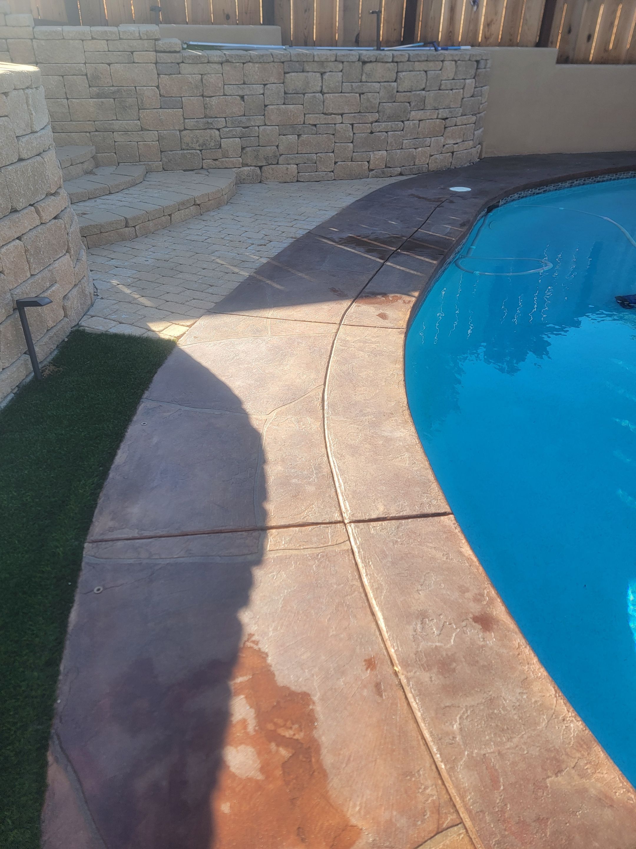 Quartz 2 tone Pool deck by Matt Gifford Painting LLC