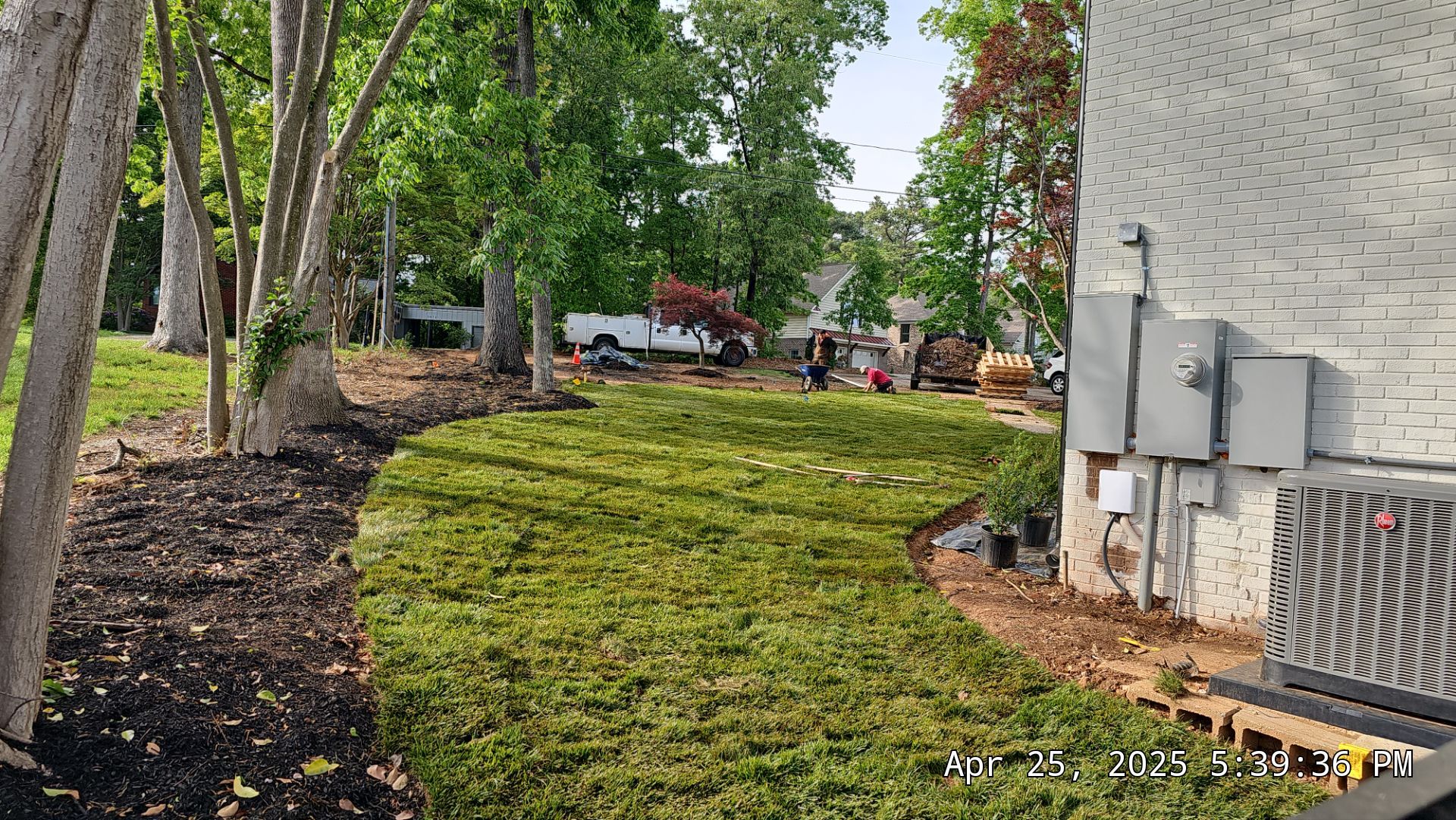 Hardscape Installation using Irrigation by Carolina-Metro Landscape, Inc