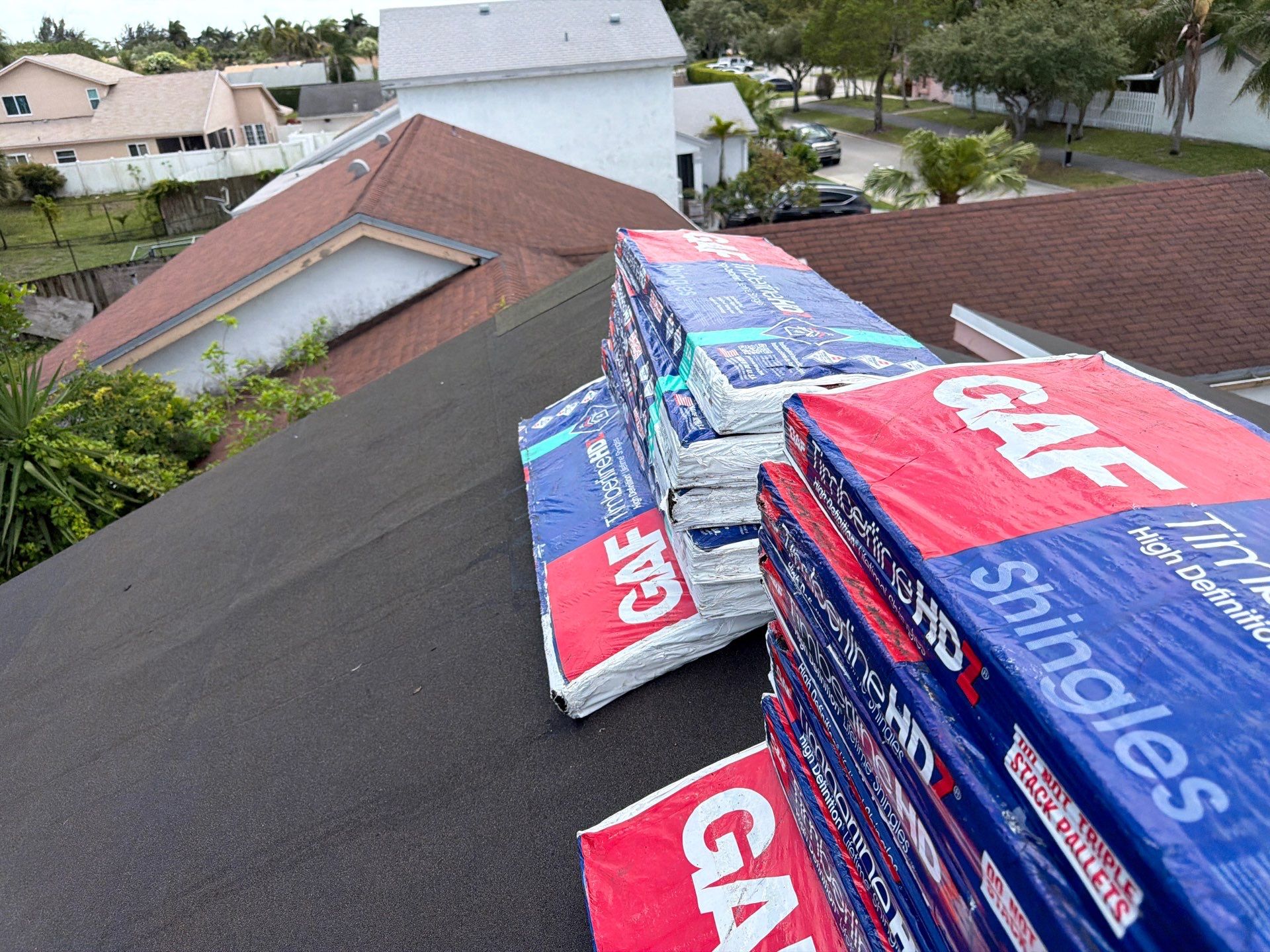 Residential Roofing Installation using GAF by BLUES BROTHERS ROOFING