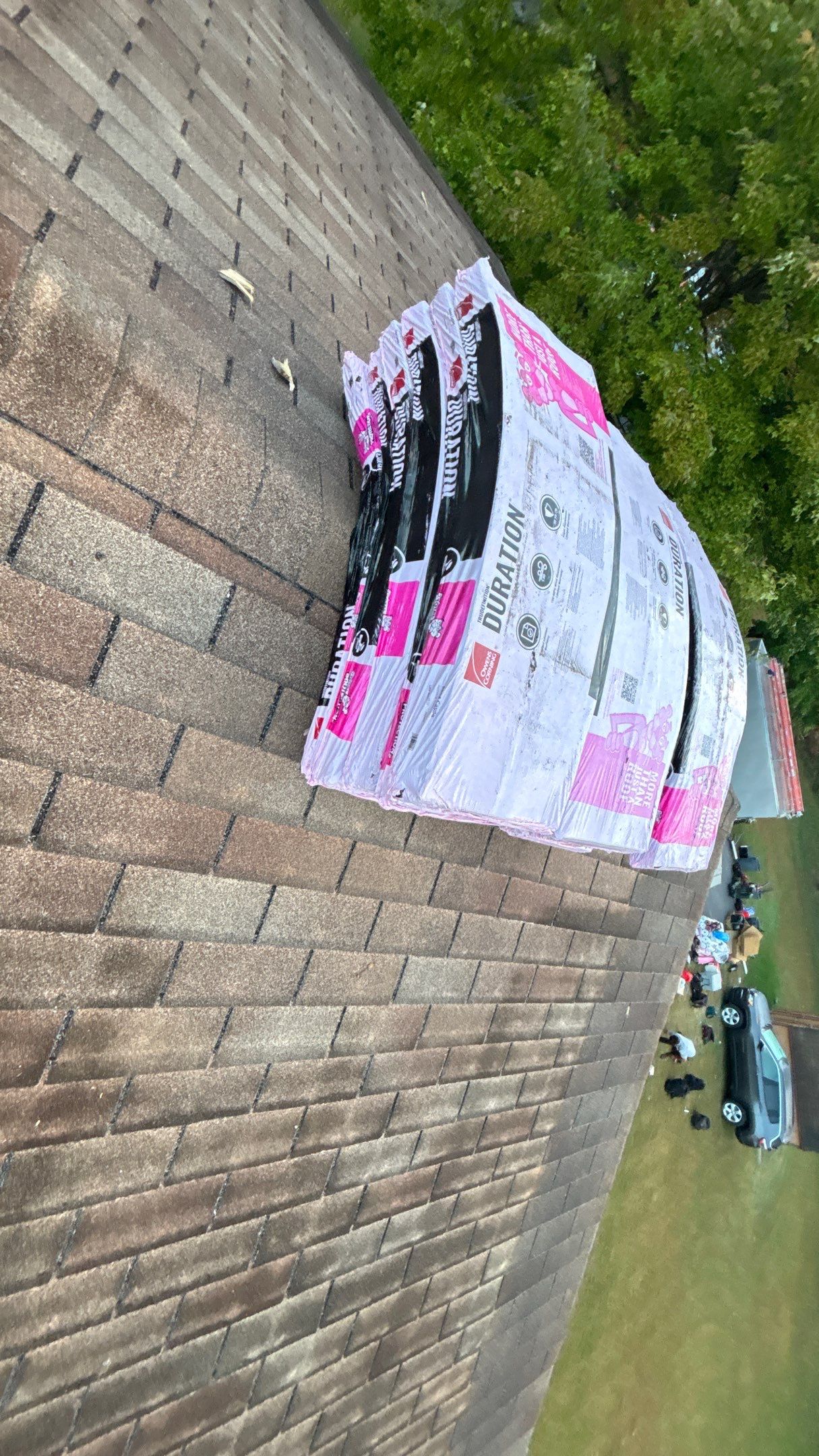 Roof Replacement using Owens Corning Sand Castle and Siding Replacement using Odyssey Plus D4" Wood Grain by 180 Contractors