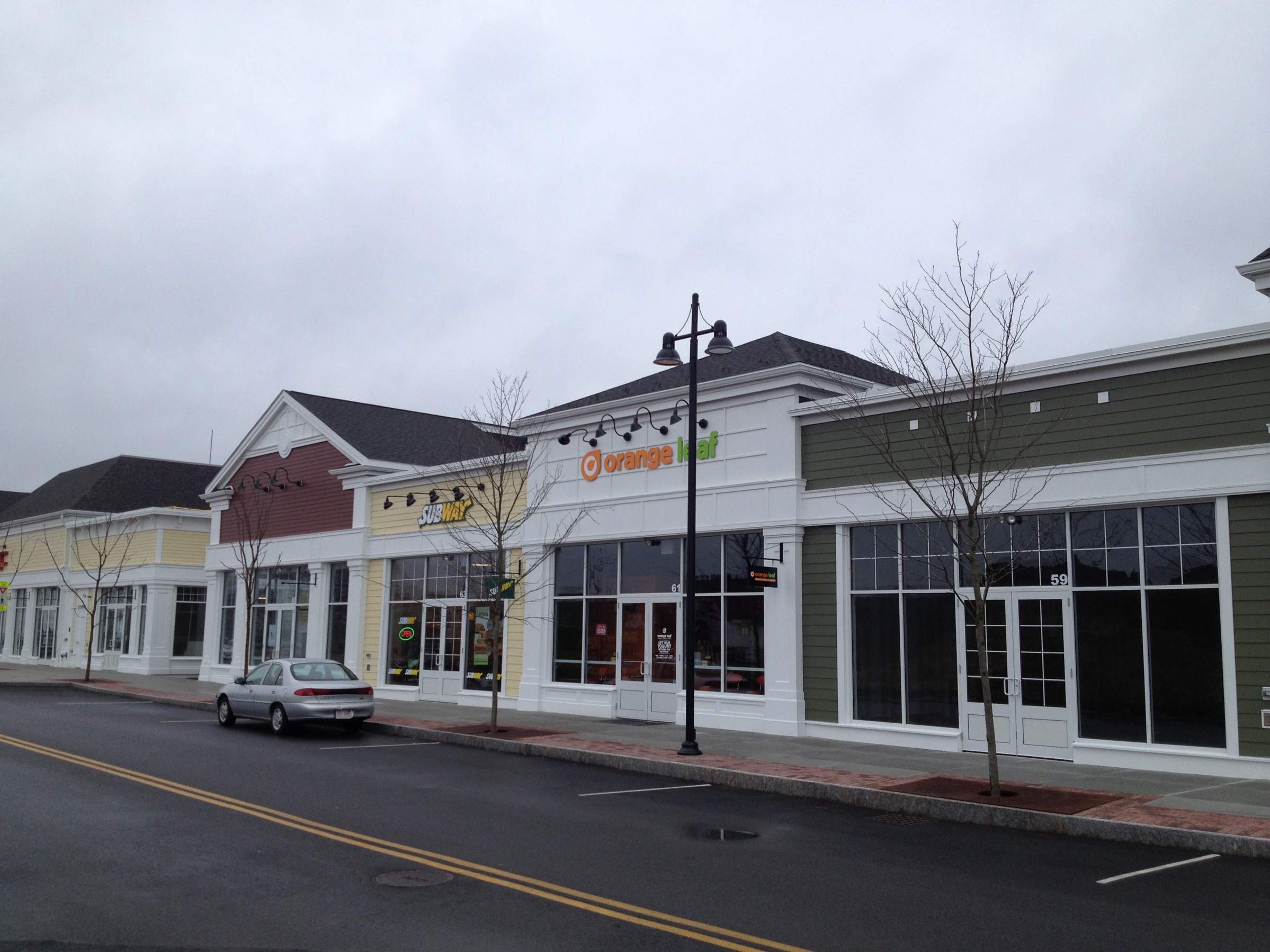 Commercial Gutter System at Wayland Town Center by Gutter Pro Enterprises