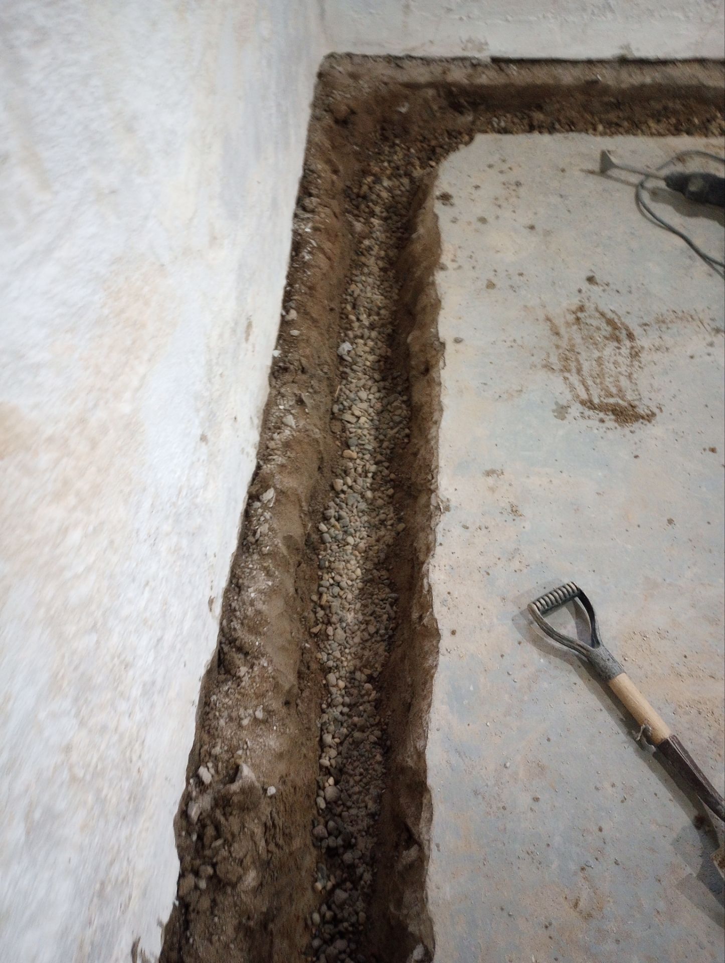 Interior Drain Tile & Wall Drainage in Northeast Minneapolis by Waterproofing Northeast