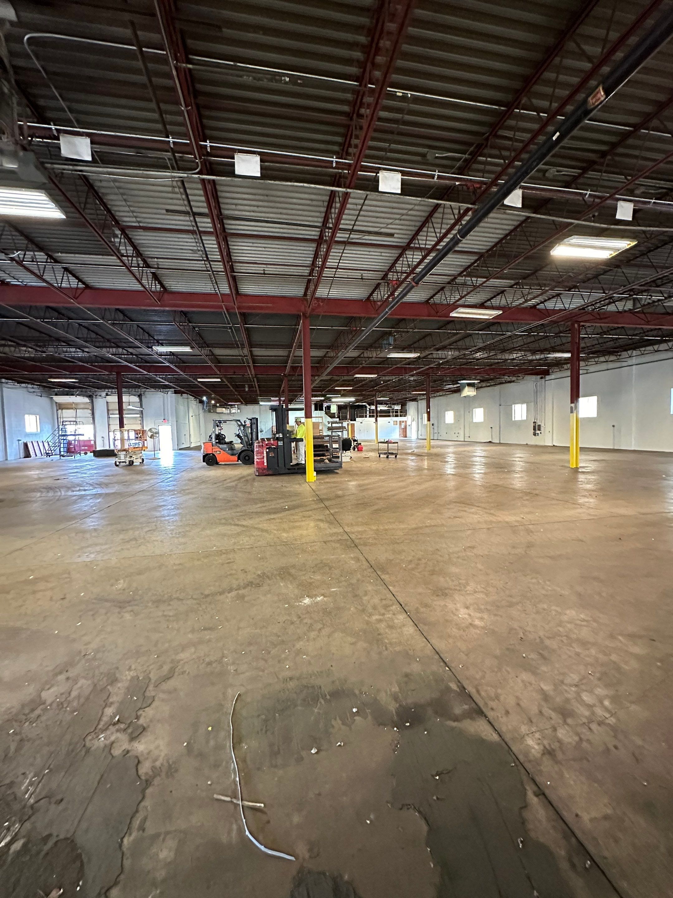 Existing Warehouse Interior Repaint by Blair Commercial Painting, LLC
