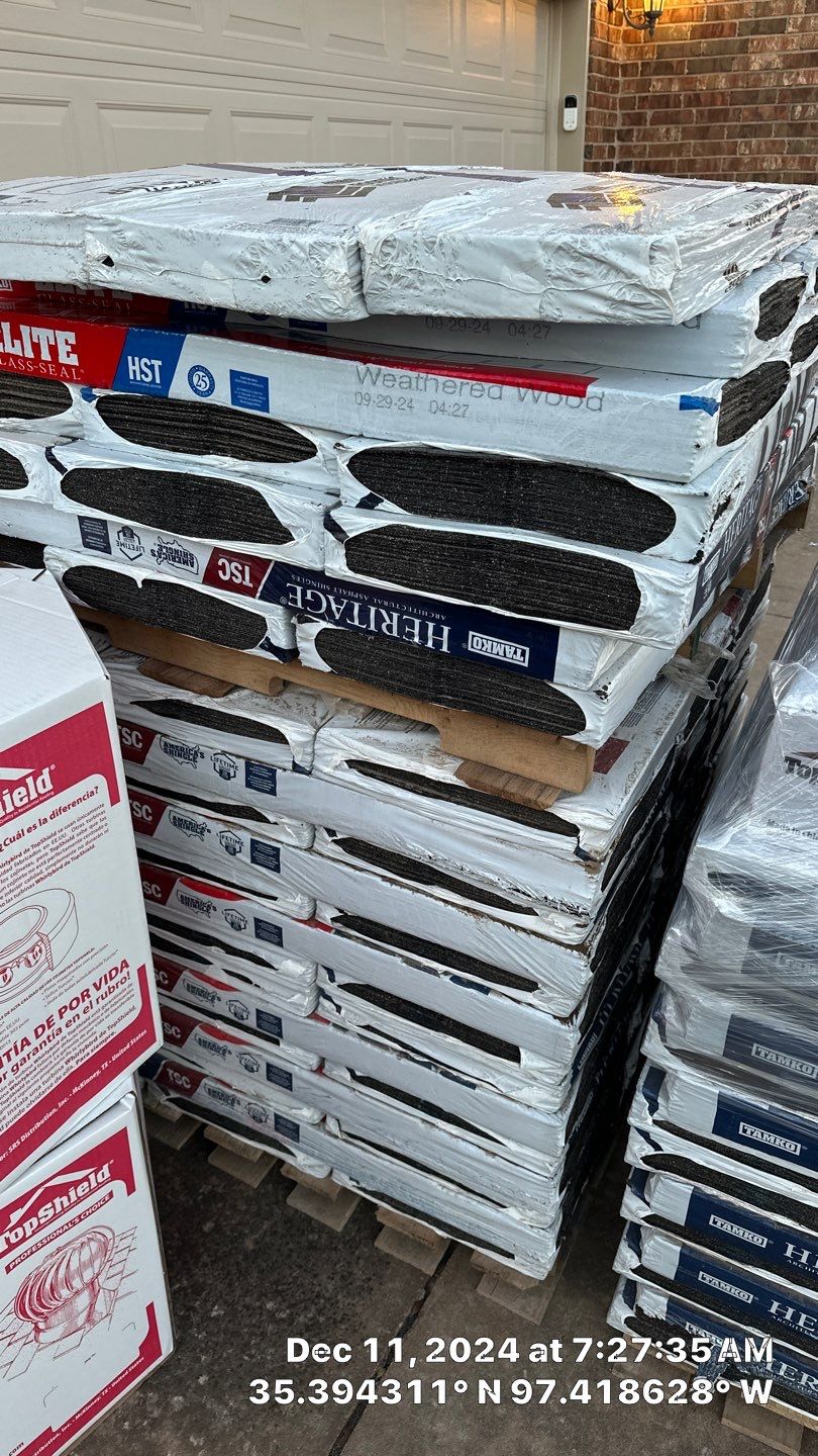 Install of Roofing system after tornado in oklahoma city! by Icon Roofing And Construction