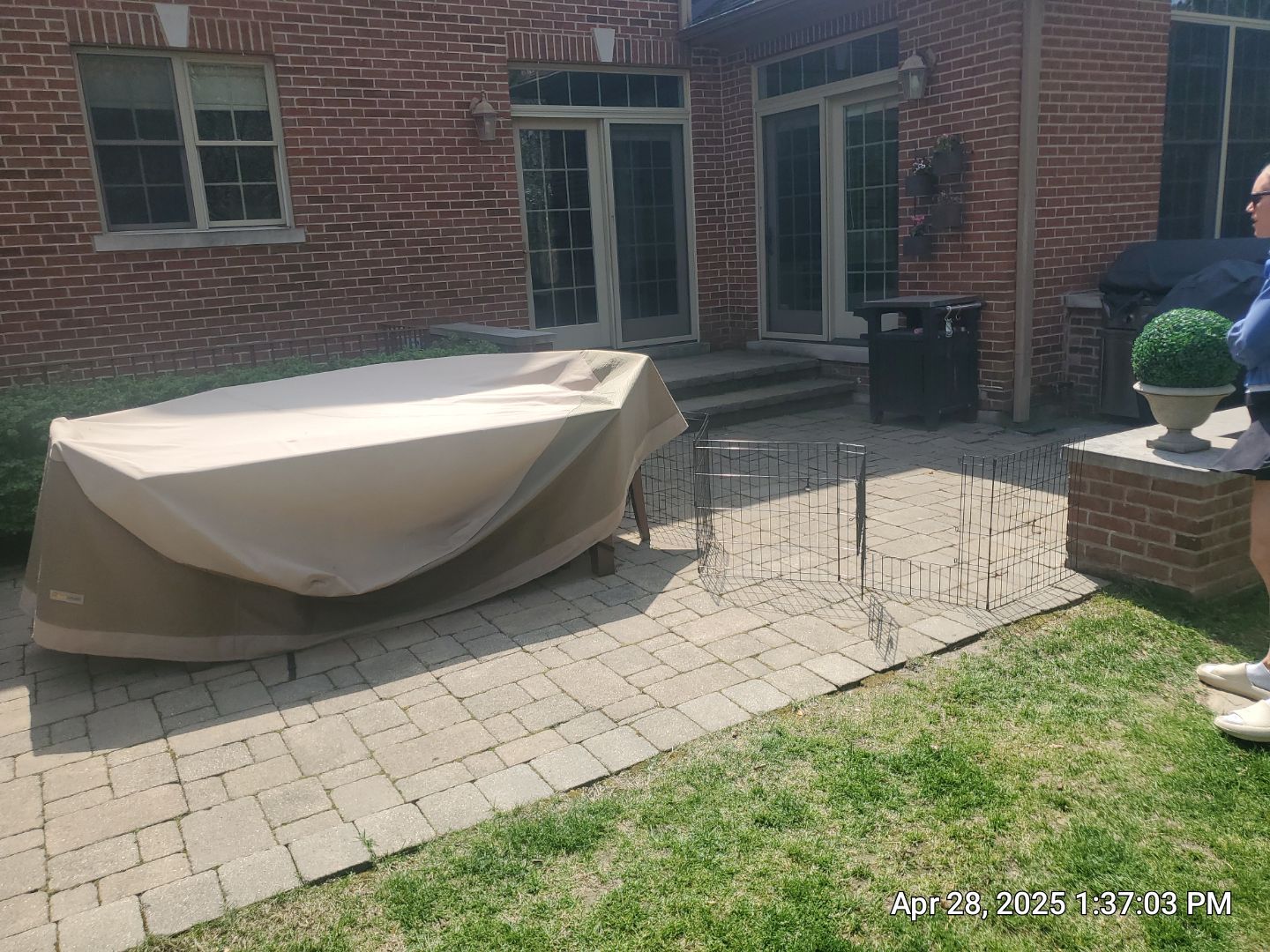 Brick paver repair, clean, seal and poly sanding by Northern Power Washing LLC.
