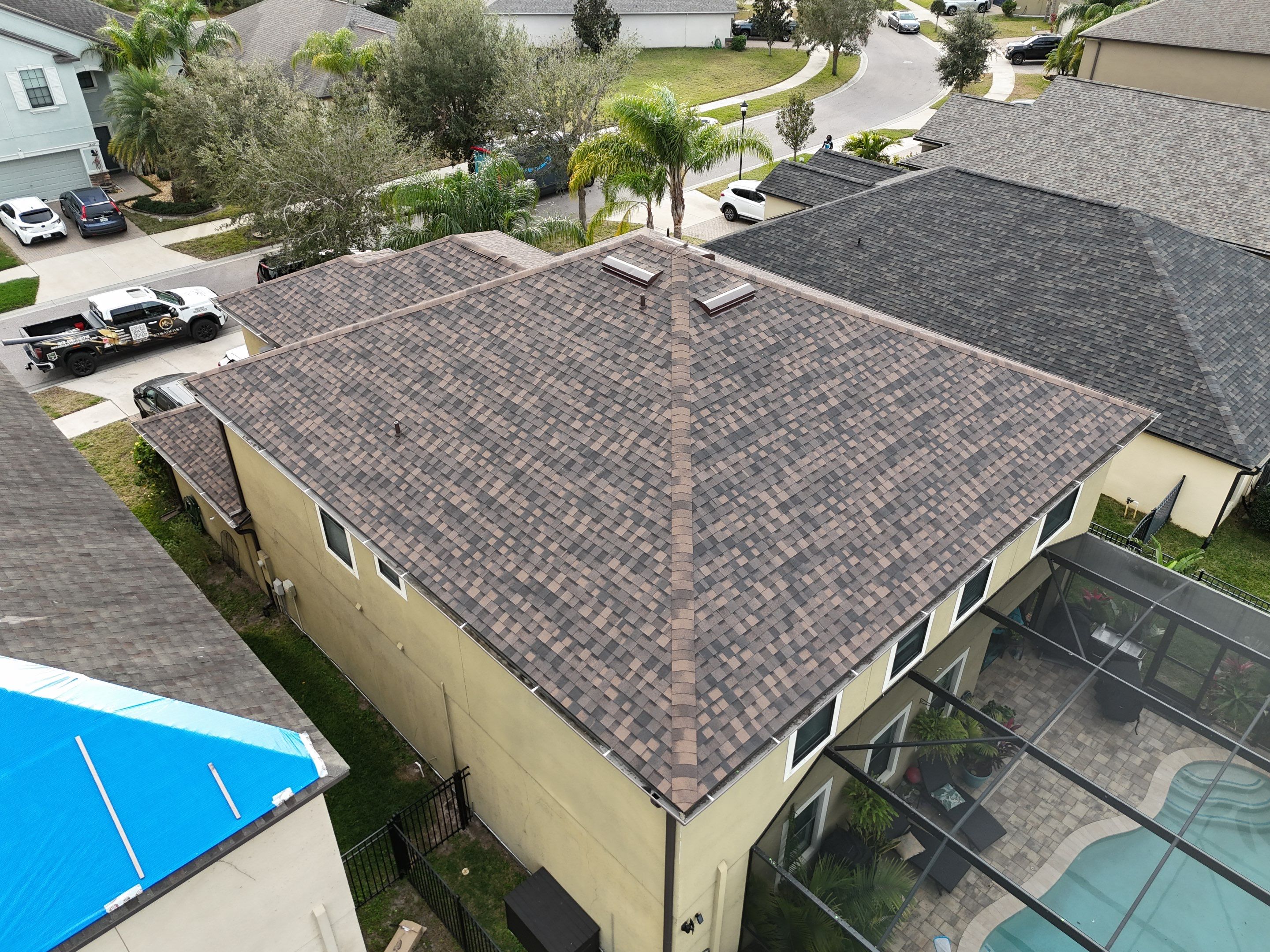 Roof Replacement in Ruskin FL. by Steadfast Roofing 