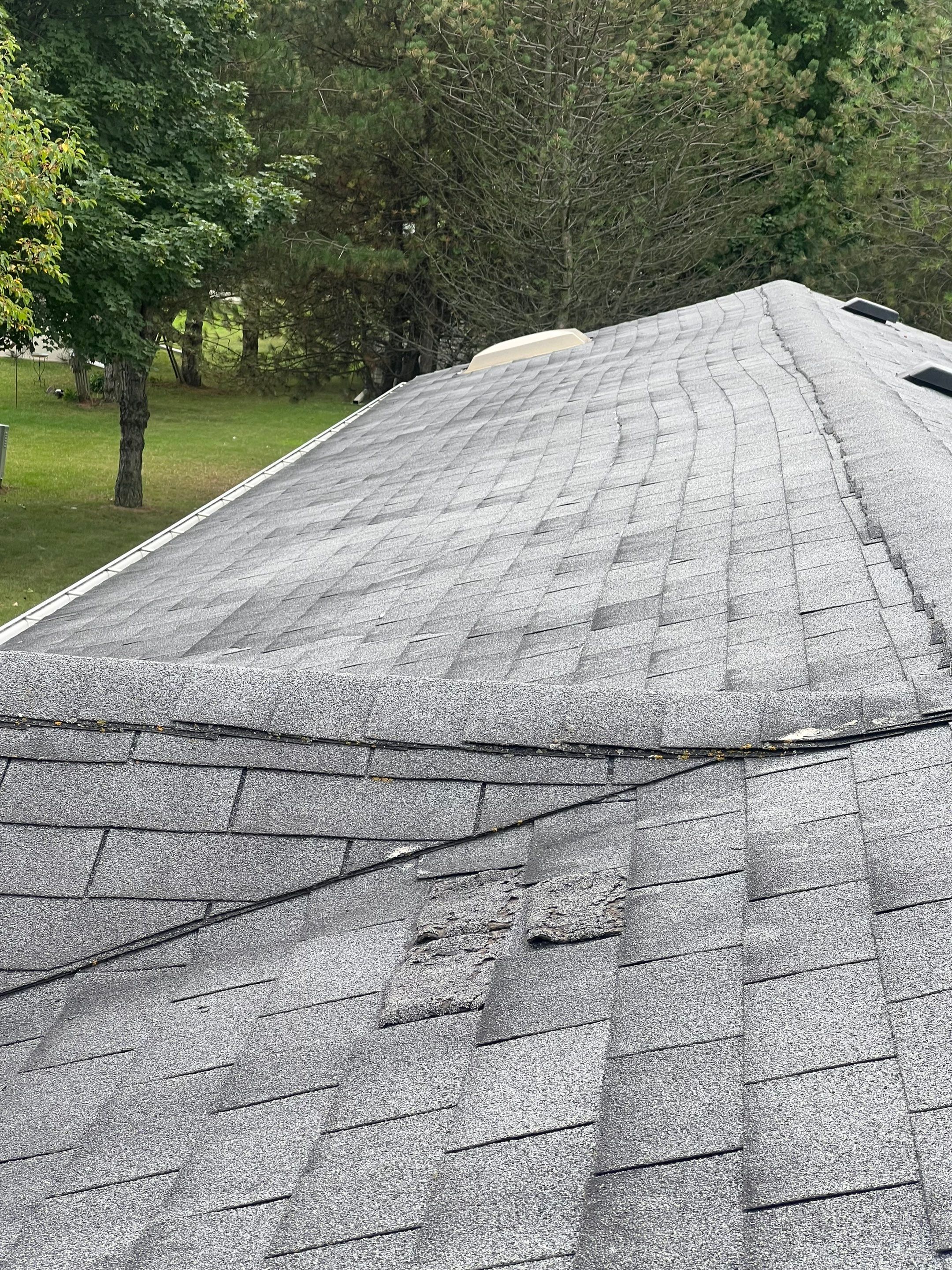 Ranch House and Garage Roof Installation with GAF Shingles by Gellings Roofing and Siding LLC