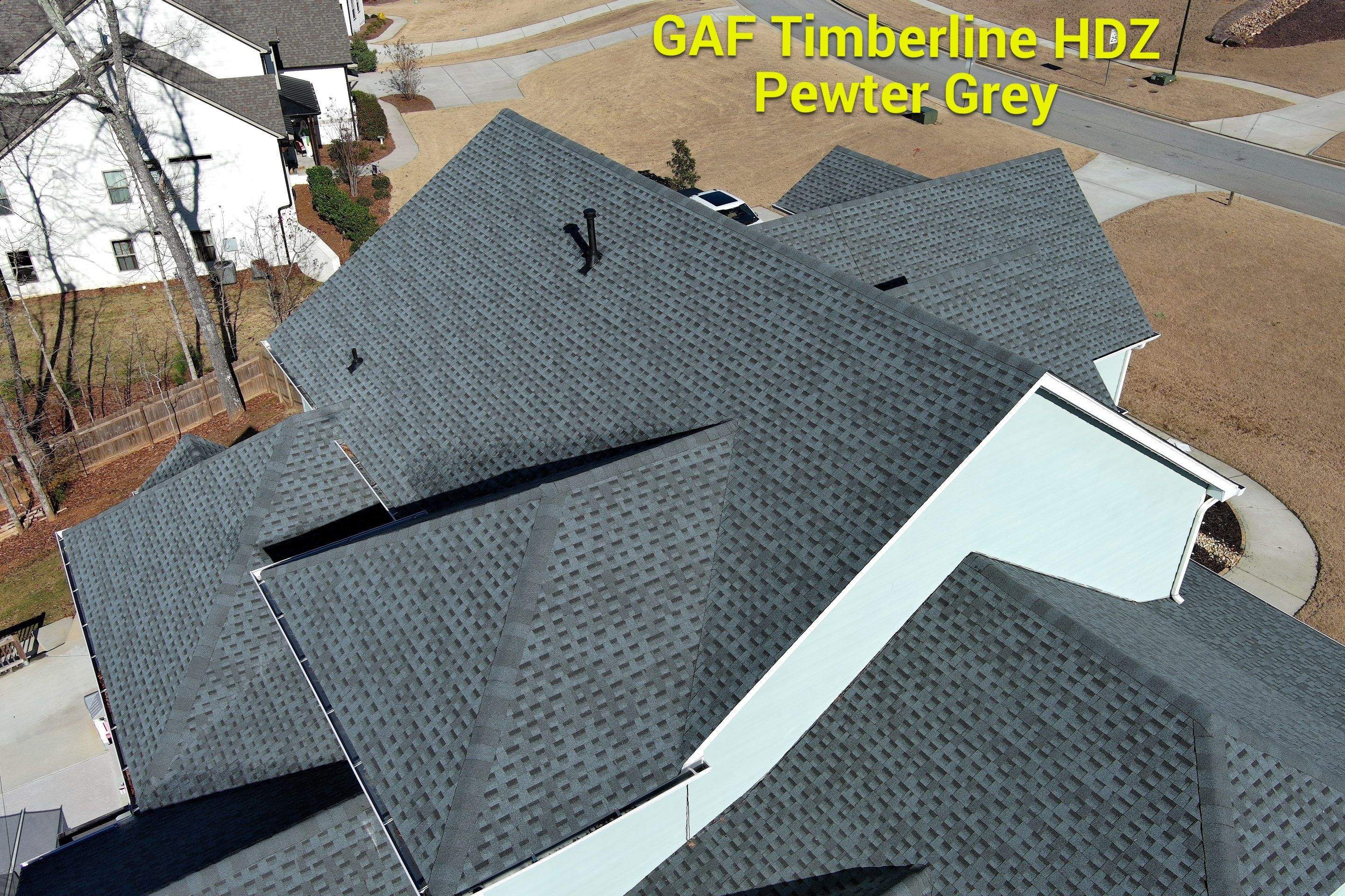 New roof installation and shingle colors by Rhino Restoration
