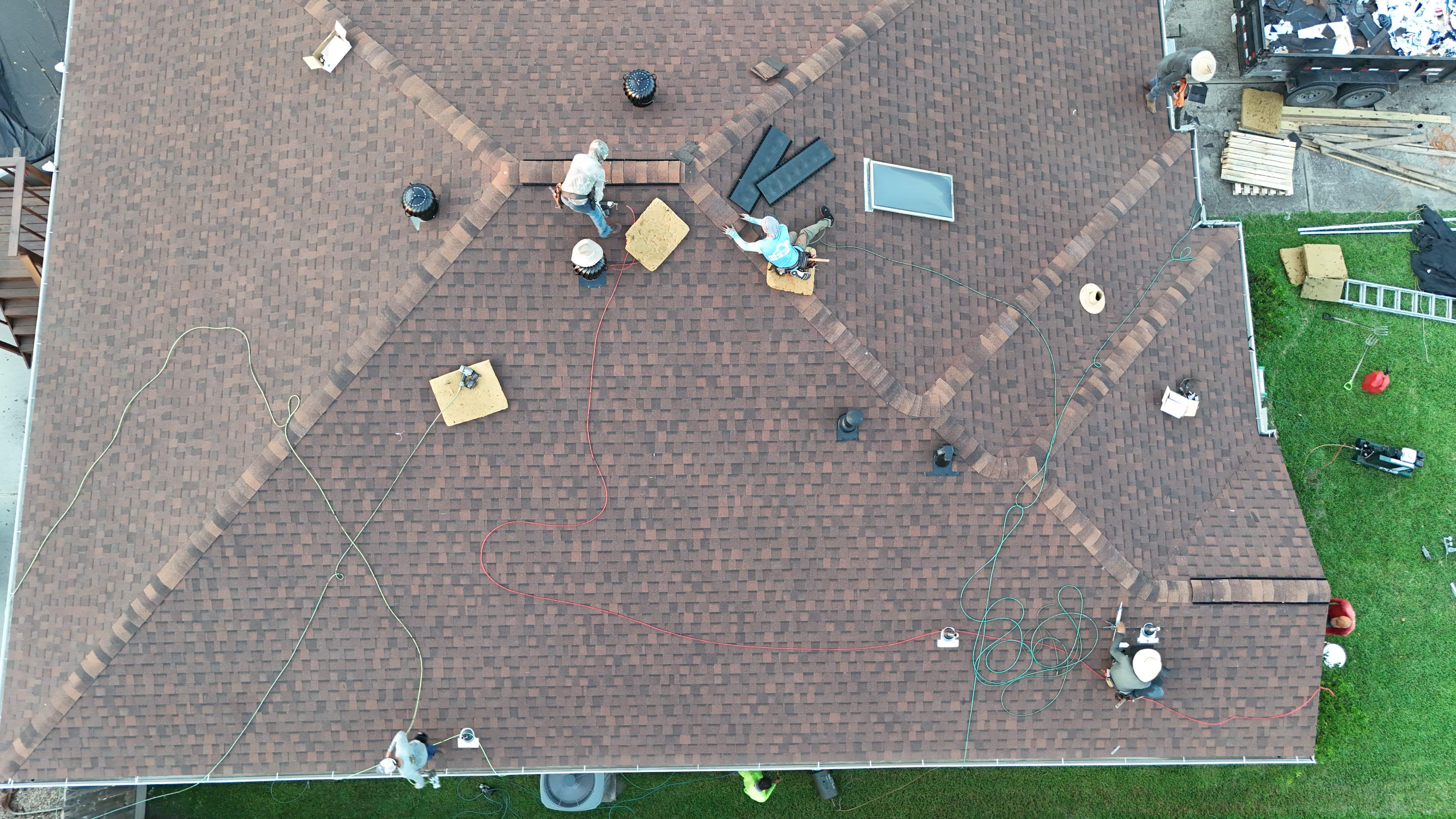 Roof Replacement with Skylights — Channelview, TX by PL Roofing & SB Roofing, LLC.