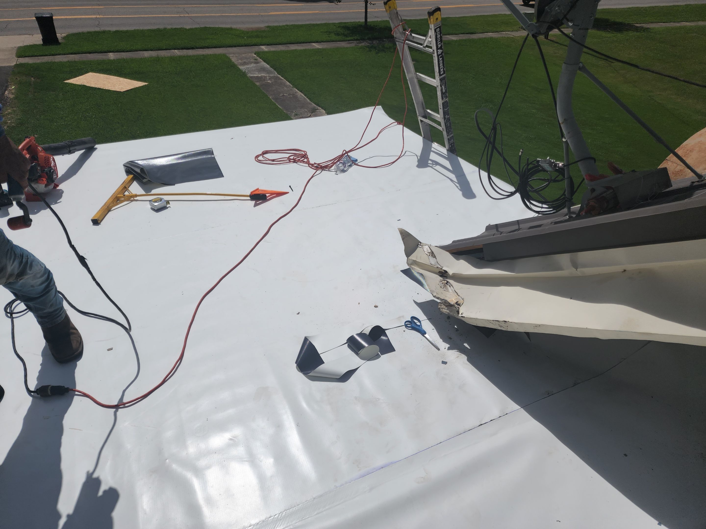 Residential PVC Installation in Prescott, Arkansas by Hostetler Roofing