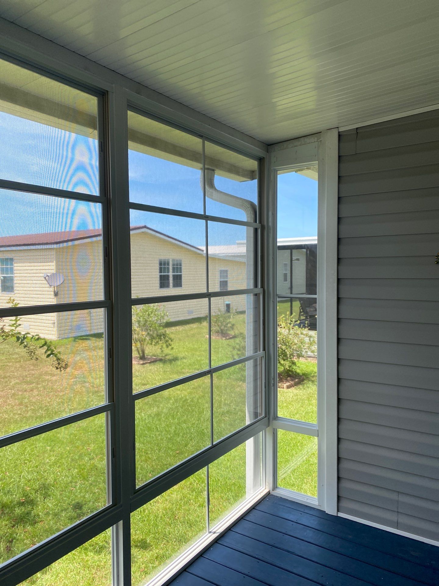 Screen Under w/Vinyl 4 Track Windows by Titan Sunrooms