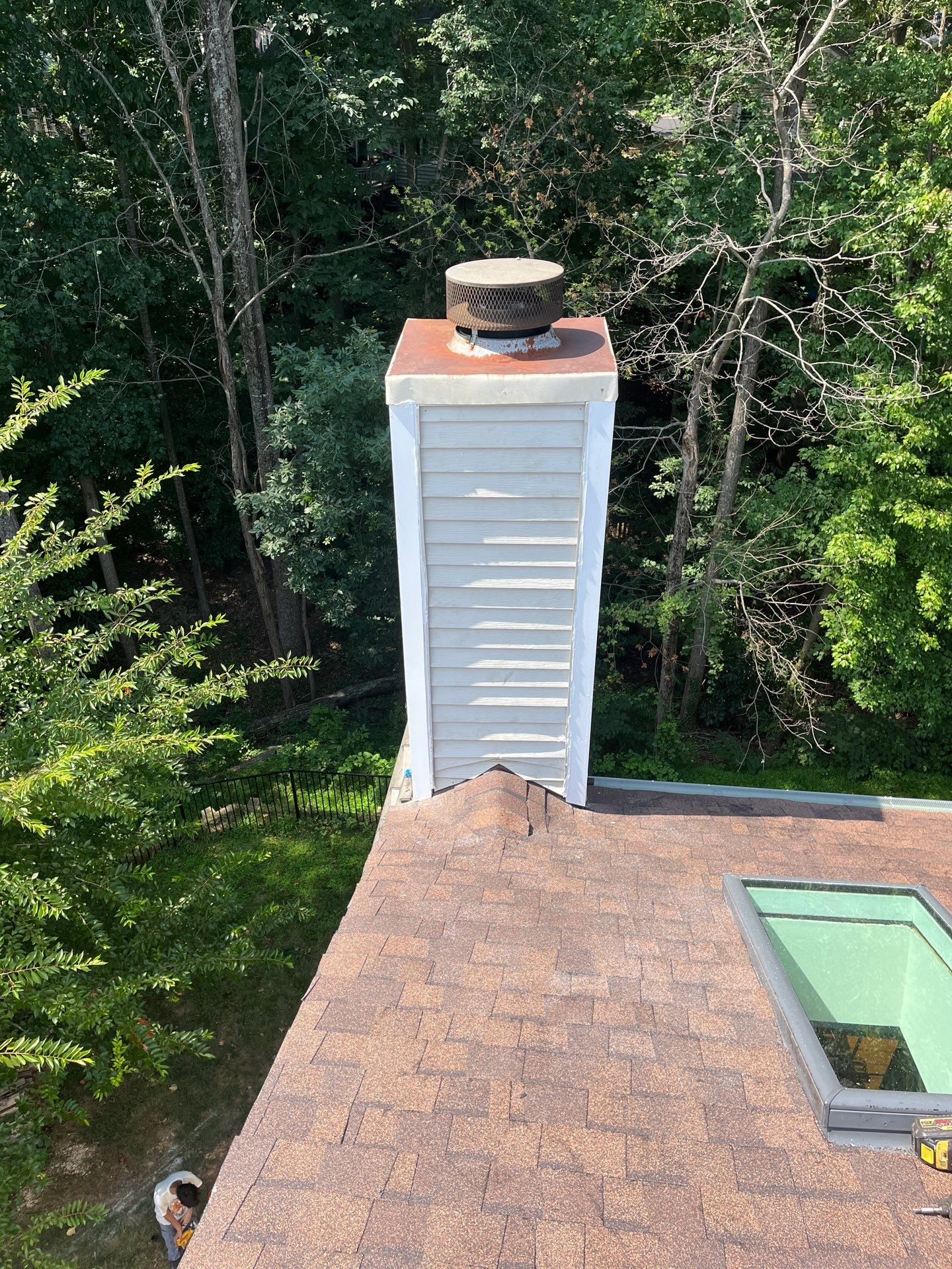 Montclair: Roof Installation with CertainTeed Landmark Designer Shingles in Burnt Sienna by RM Banning, Inc.