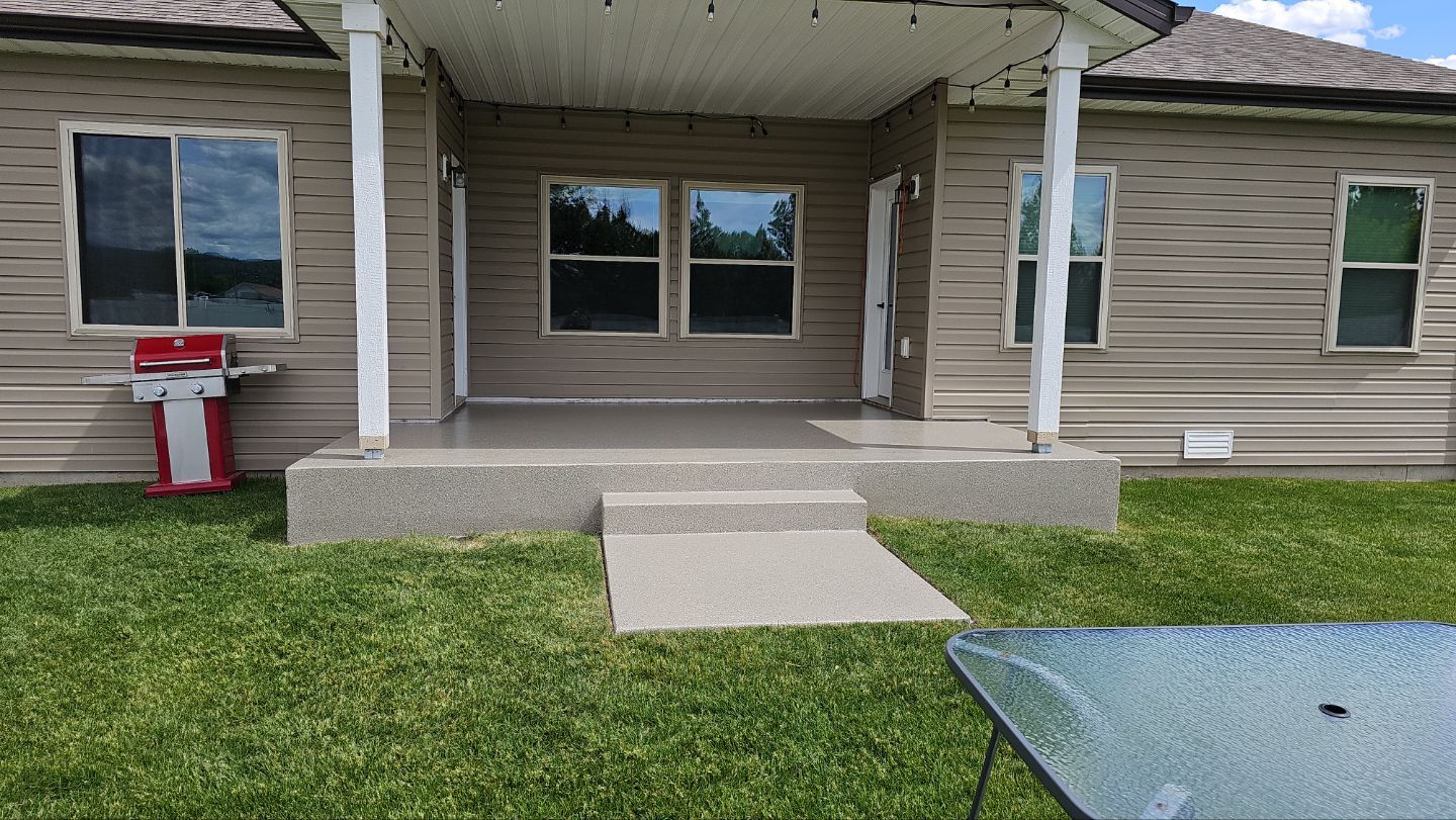 Patio Transformation using Santa Fe Hybrid by Croc Coatings, LLC