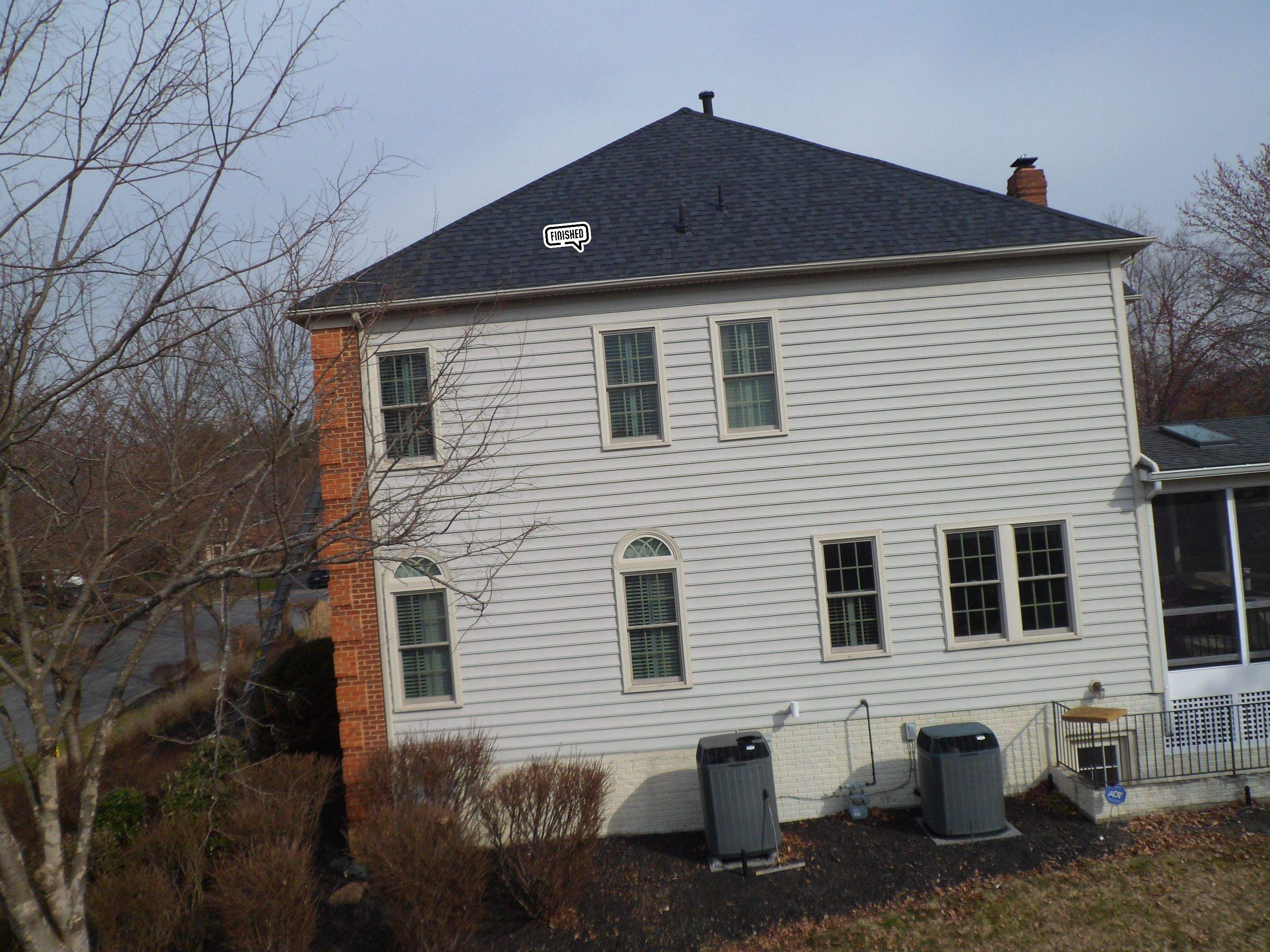 New Roof Installation & New Gutters and downspouts  by Alpha Design Services