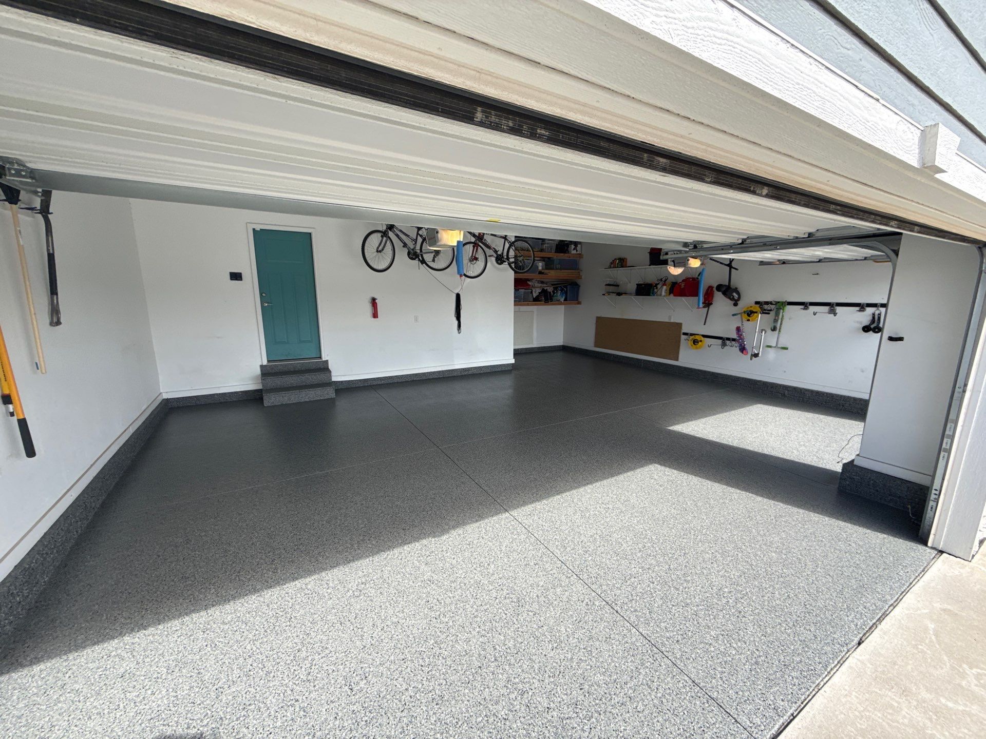 Epoxy Floor Coating Before Graduation Season!  by Revival Concrete Coatings