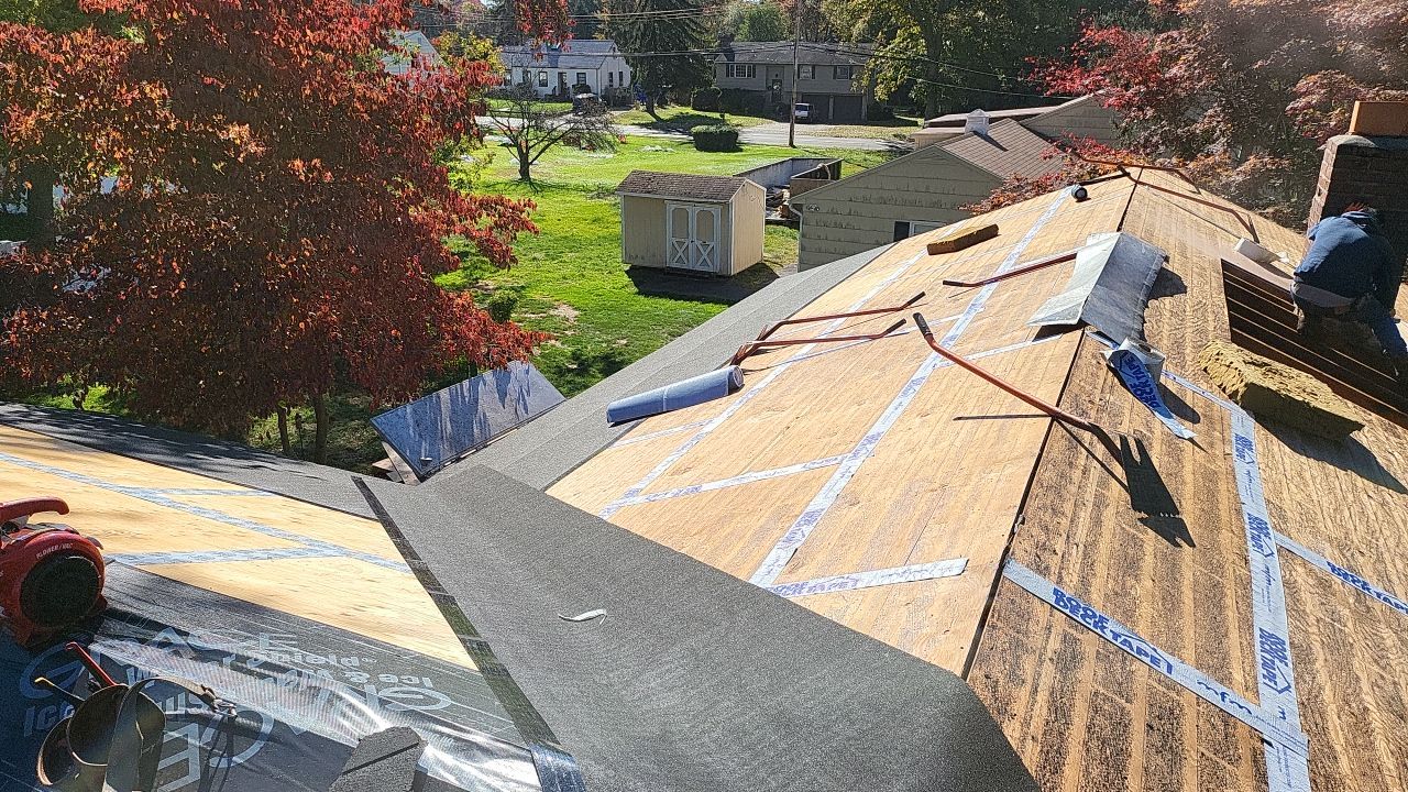 Residential Roofing Installation using Owens Corning Duration Estate Gray by A Plus Exterior
