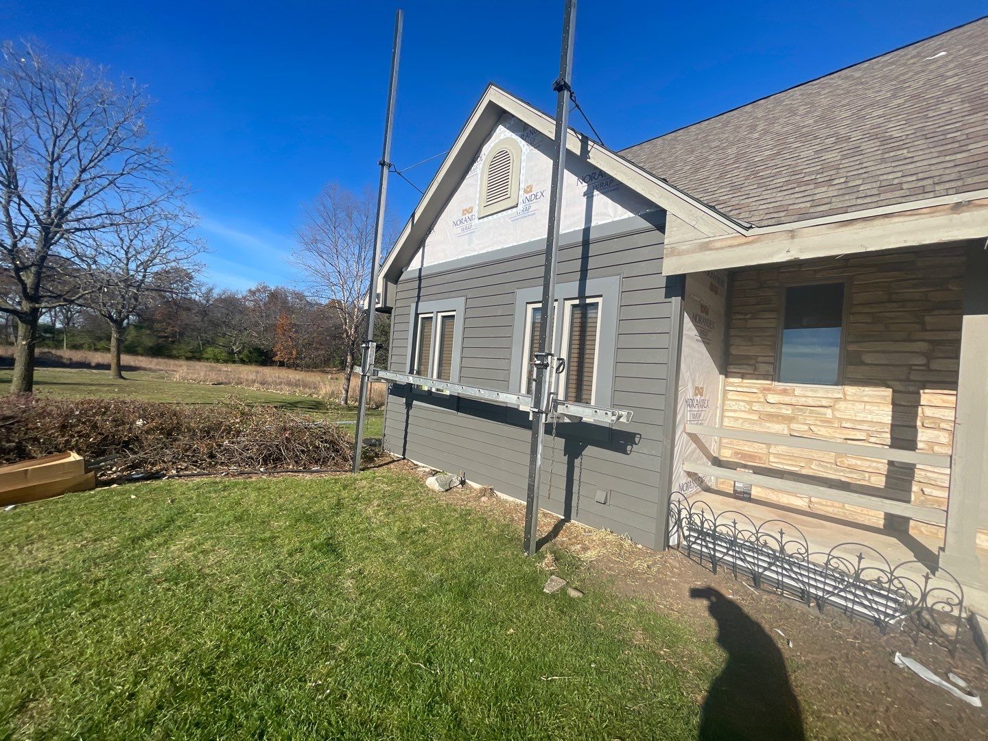 Siding Installation using Norandex Polar Wall Plus Siding, Window Wraps by Total Exteriors