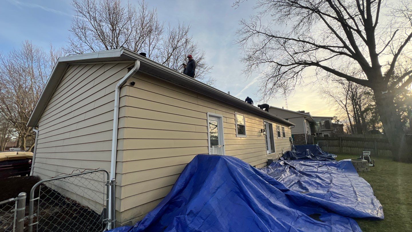 Residential Roofing Installation using GAF Timberline HDZ Charcoal by Nitro Roofing and Construction