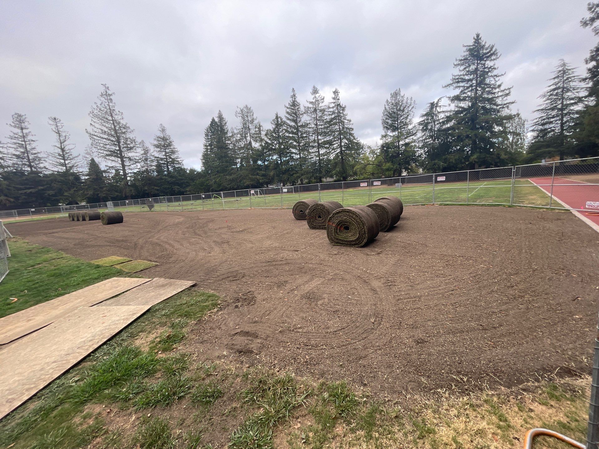 Project in Los Gatos by A - G Sod Farms