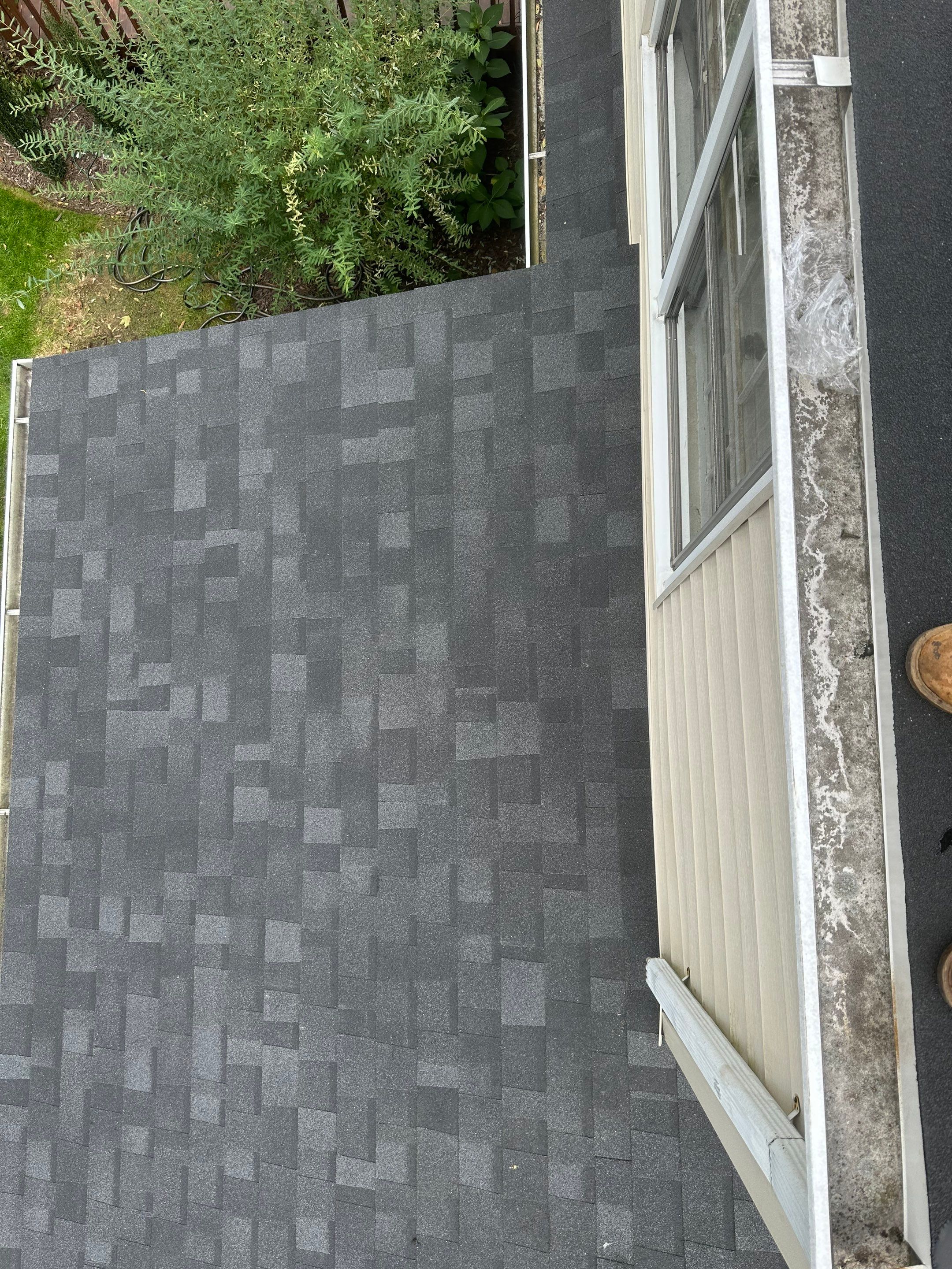 Residential Roofing Installation using Owens Corning TruDefinition Duration AR - Onyx Black & New Siding Install using Certainteed Sterling gray by A Plus Exterior