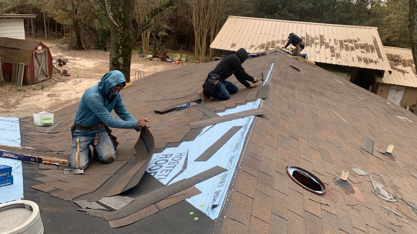 Asphalt Roof Replacement in Hope, AR by Hostetler Roofing